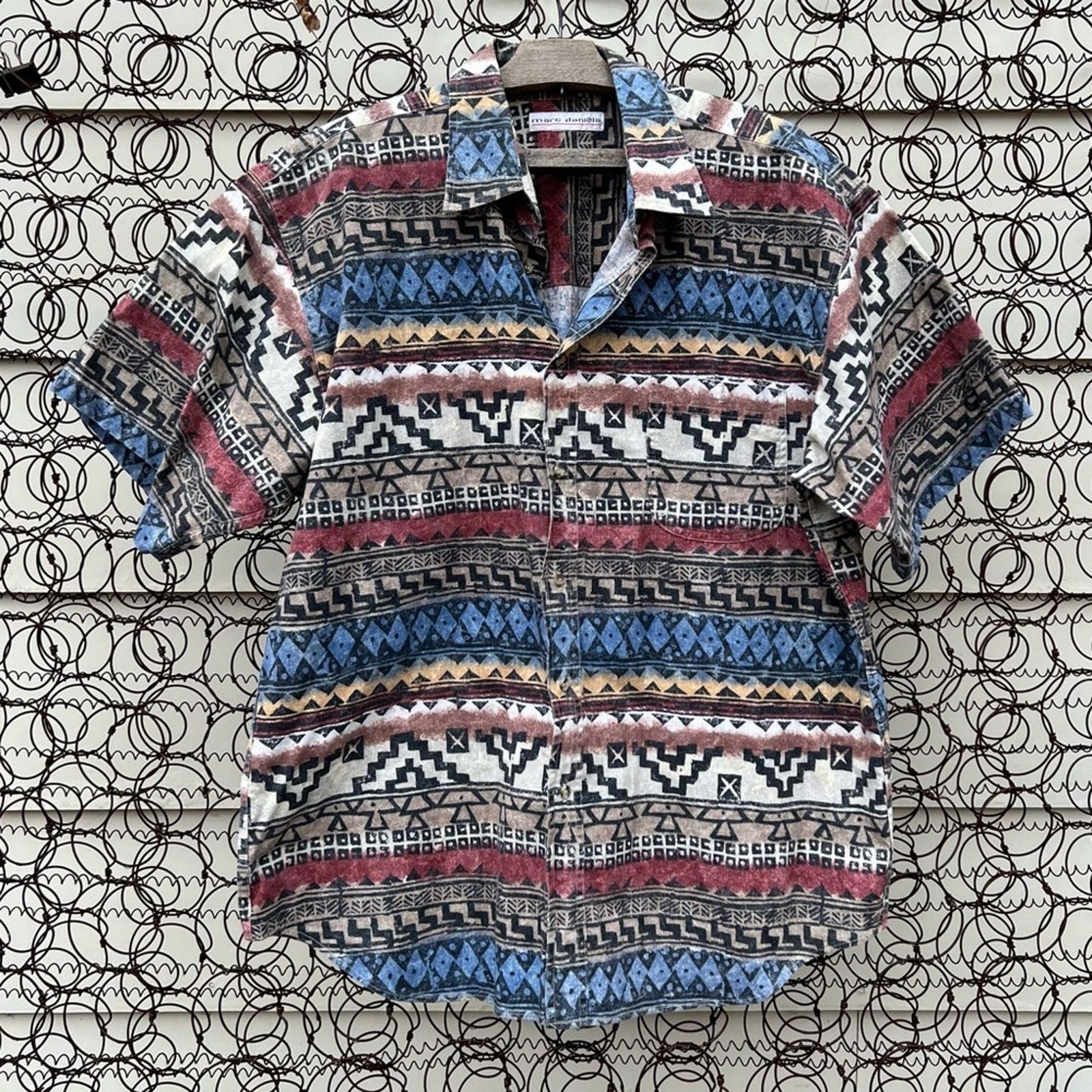 Patagonia × Vintage 1994 PATAGONIA A/C PRINT SHIRTS JAVA FISH 