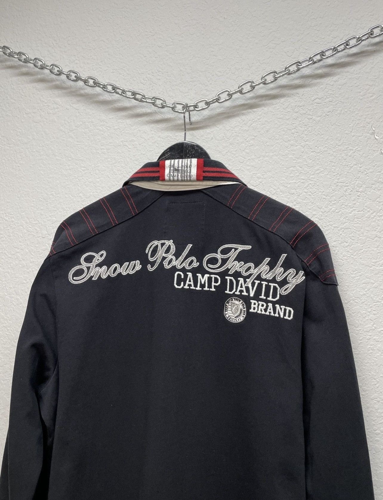 Polo Ralph Lauren Vintage Camp David Like Polo Ralph Lauren Rugby Long Sleeve Size US L / EU 52-54 / 3 - 12 Thumbnail