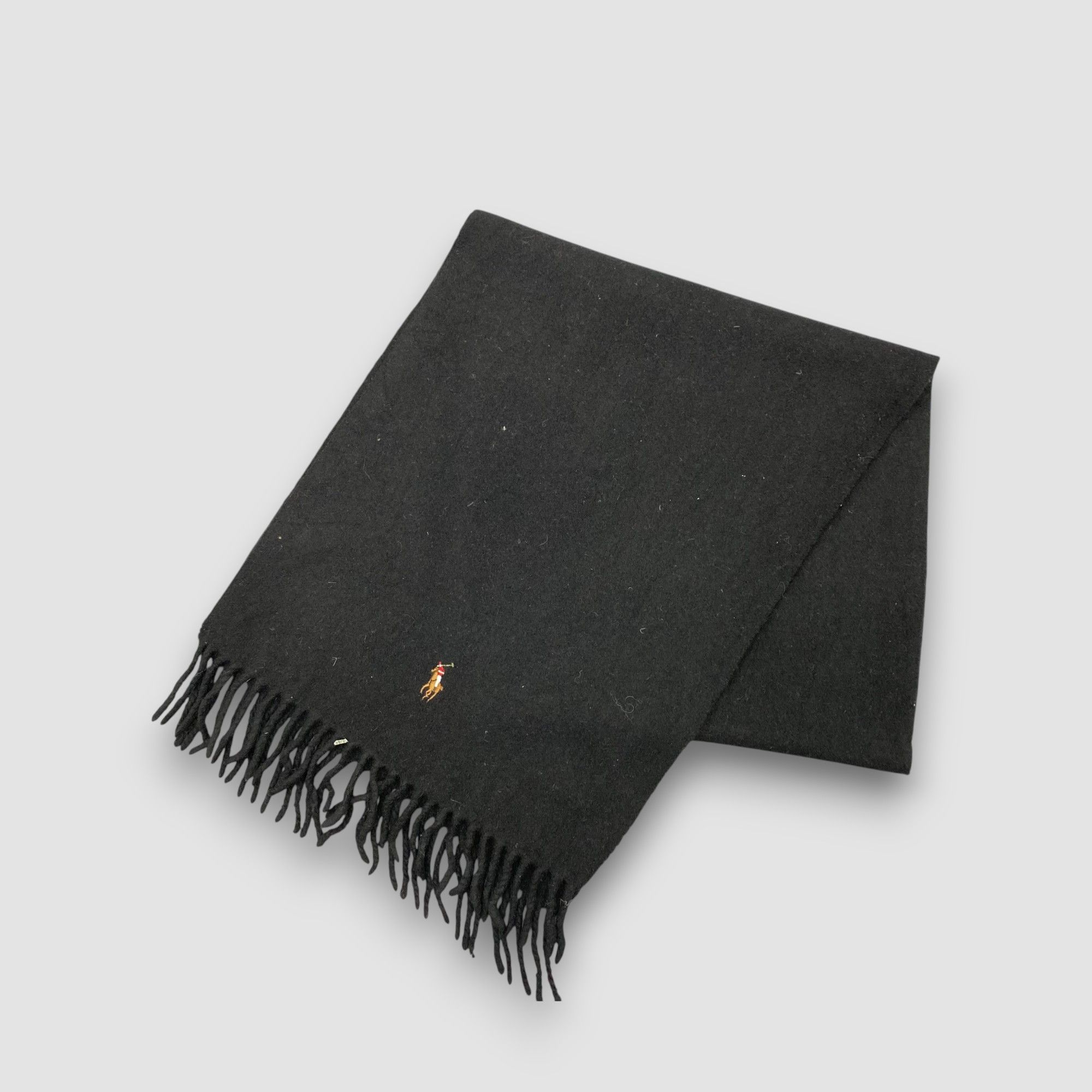 Polo Ralph Lauren Vintage Polo Ralph Lauren Scarf Muffler Wool Winter Scarves Size ONE SIZE - 2 Thumbnail