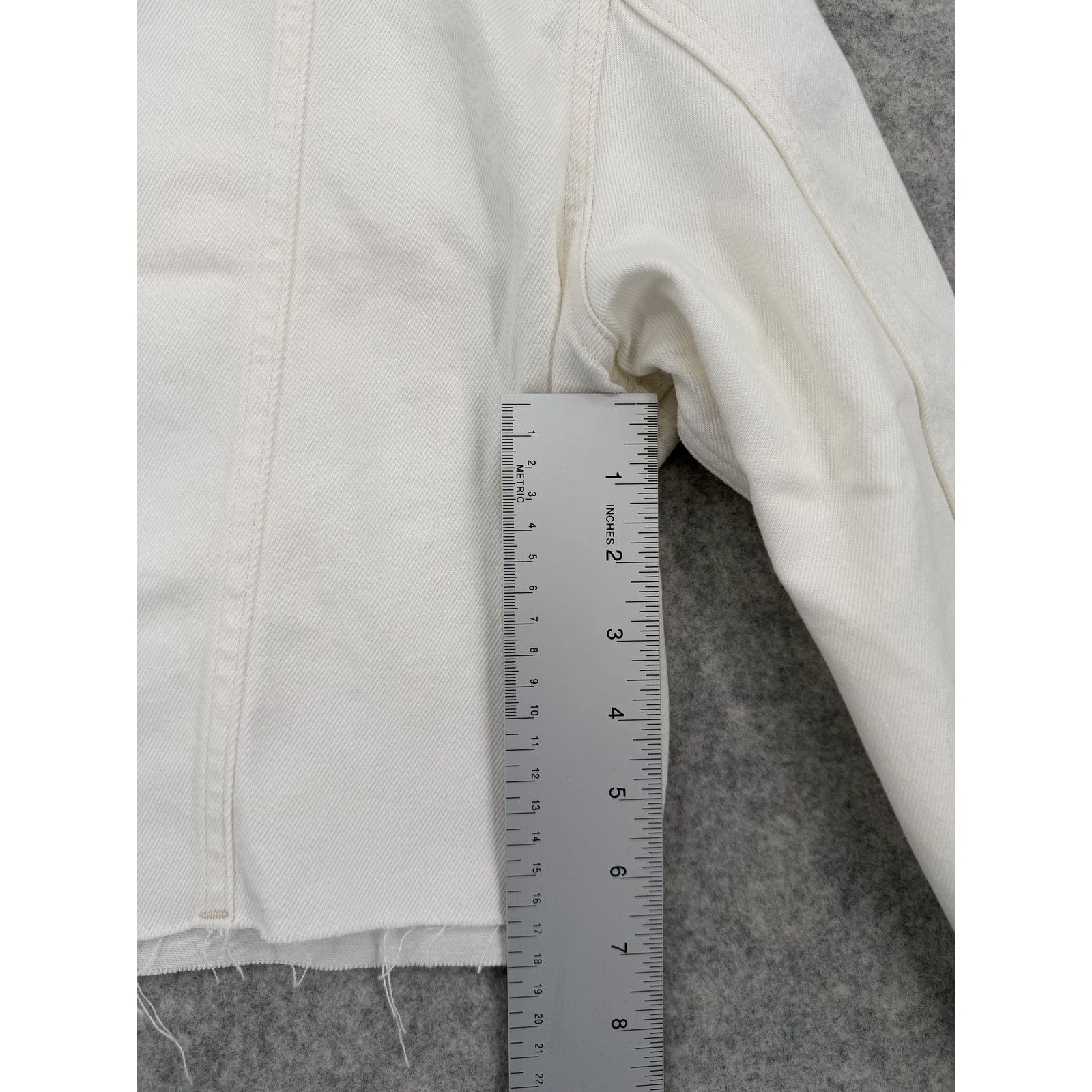 G-Star NWT G-Star RAW Cropped Wander White GD Destroyed Jacket Size M / US 6-8 / IT 42-44 - 9 Thumbnail