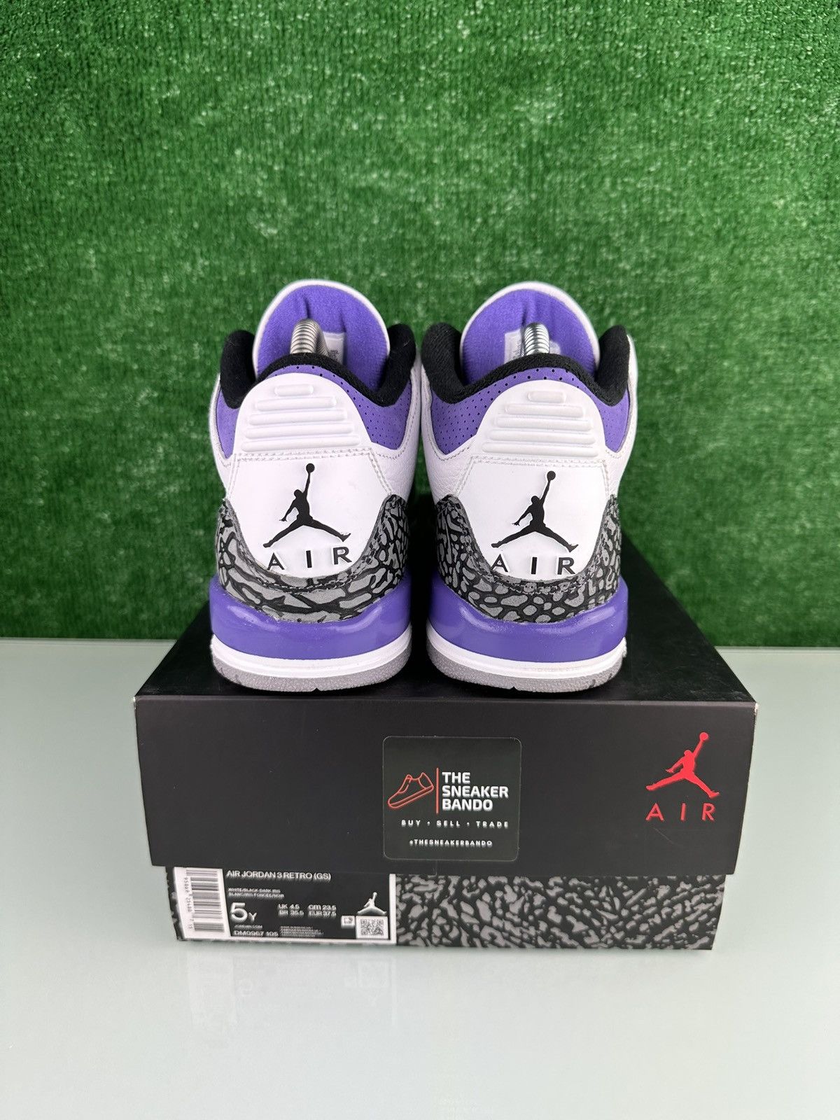 Jordan Brand Jordan 3 Retro Dark Iris (GS) Size 5Y/6.5W Size US 5 / EU 37 - 7 Thumbnail