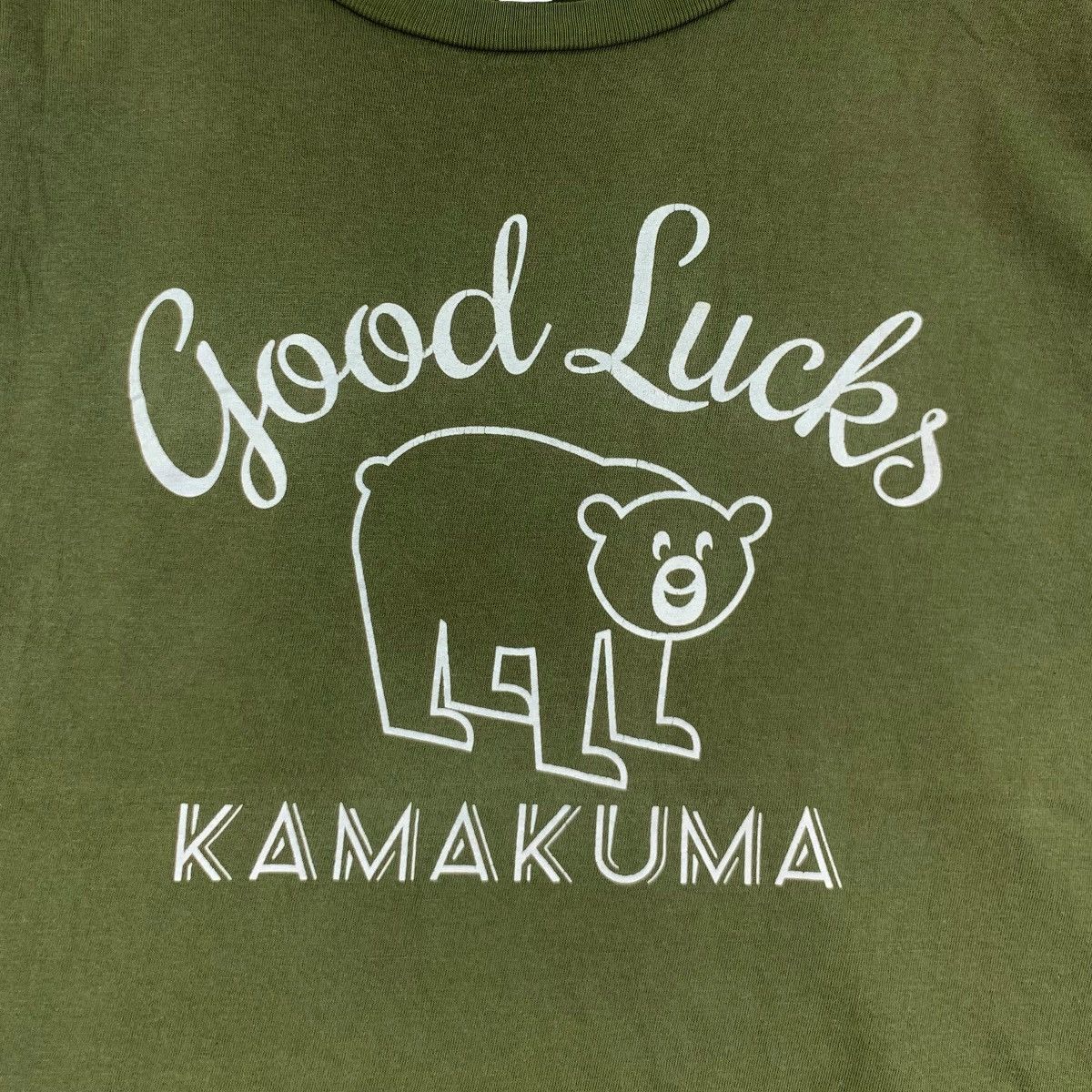 Vintage GOOD LUCKS KAMAKUMA Line Character Cartoon Tee Shirt Size S / US 4 / IT 40 - 3 Thumbnail