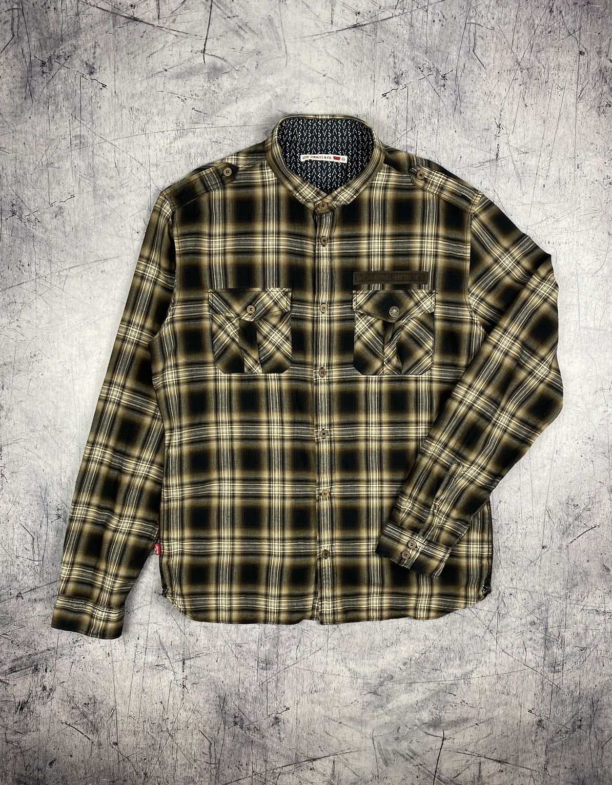 Levi's Levis Checkered Designer Button Up Shirt Size US XL / EU 56 / 4 - 5 Thumbnail
