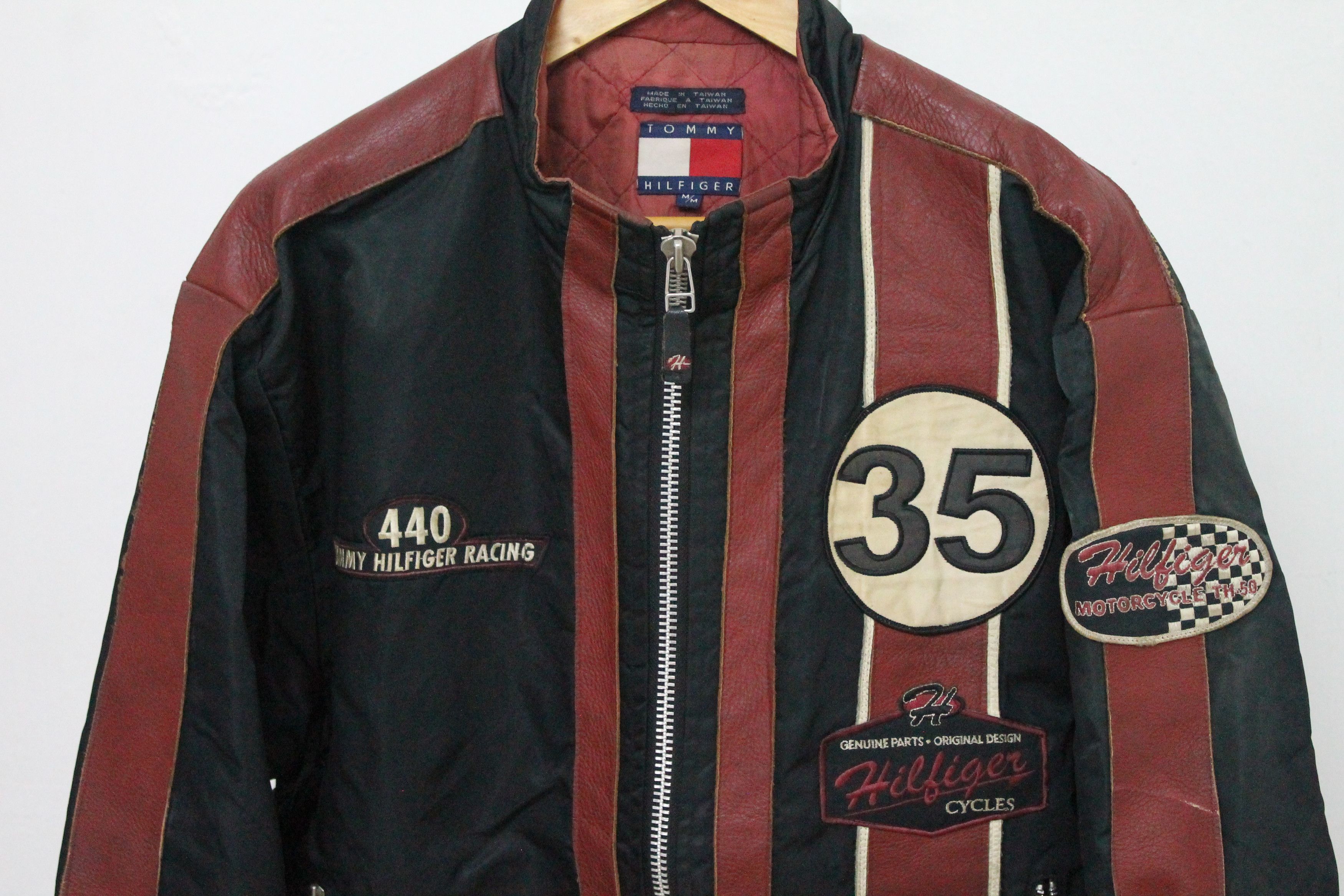 Tommy Hilfiger Vintage TOMMY HILFIGER Racing Jacket. Size US L / EU 52-54 / 3 - 3 Thumbnail