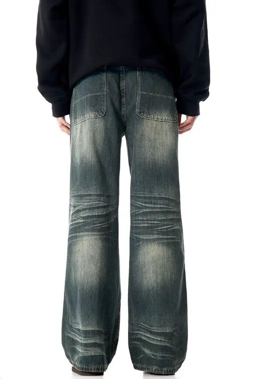 VIBE American retro straight washed loose versatile flared jeans Size US 32 / EU 48 - 5 Thumbnail
