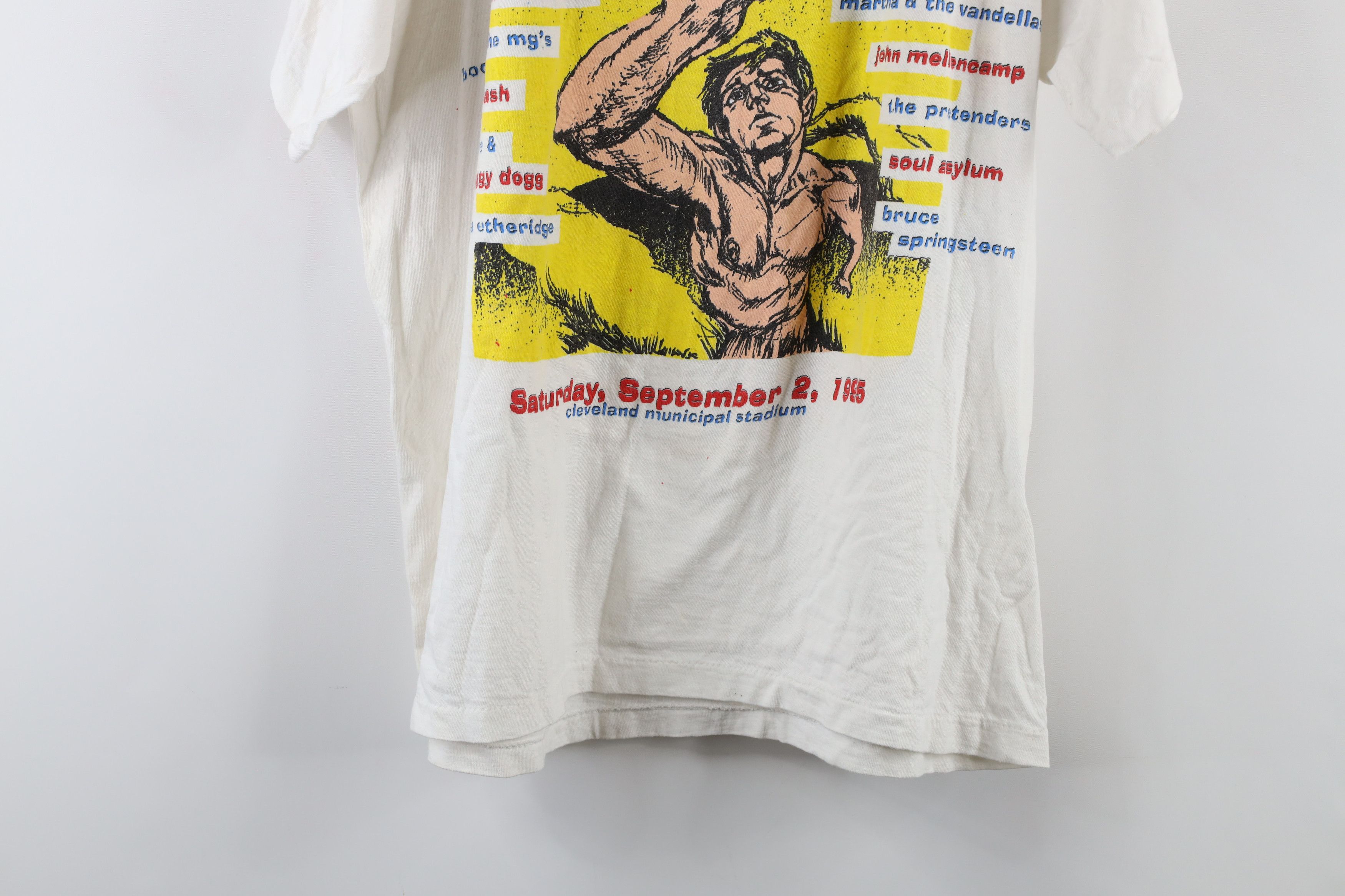 Vintage Vintage 90s Rock and Roll Hall of Fame Concert T-Shirt Size US XL / EU 56 / 4 - 13 Thumbnail
