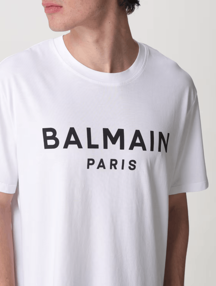 Balmain BNWT AW25 BALMAIN BIG LOGO WHITE TSHIRT L Size US L / EU 52-54 / 3 - 1 Thumbnail