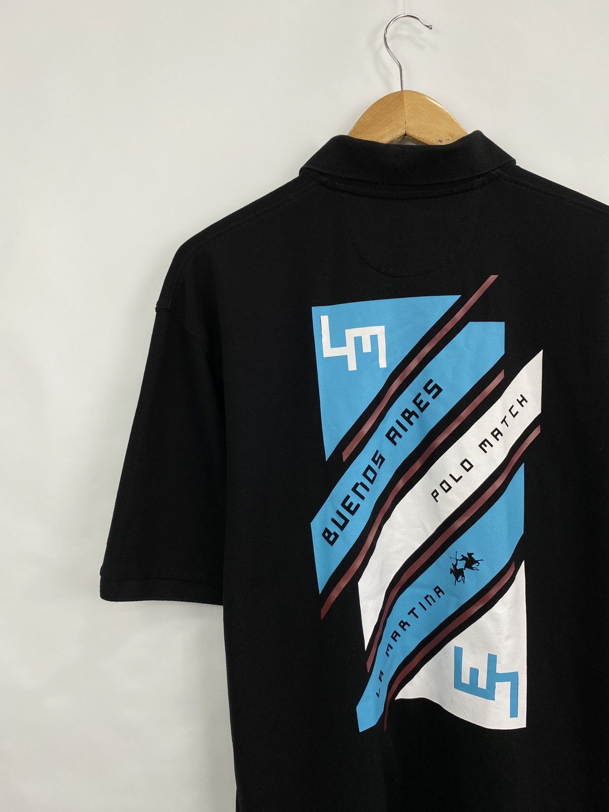La Martina 🇦🇷Vintage La Martina Buenos Aires Polo T-Shirt Rare Retro Y2K Size US XL / EU 56 / 4 - 12 Thumbnail