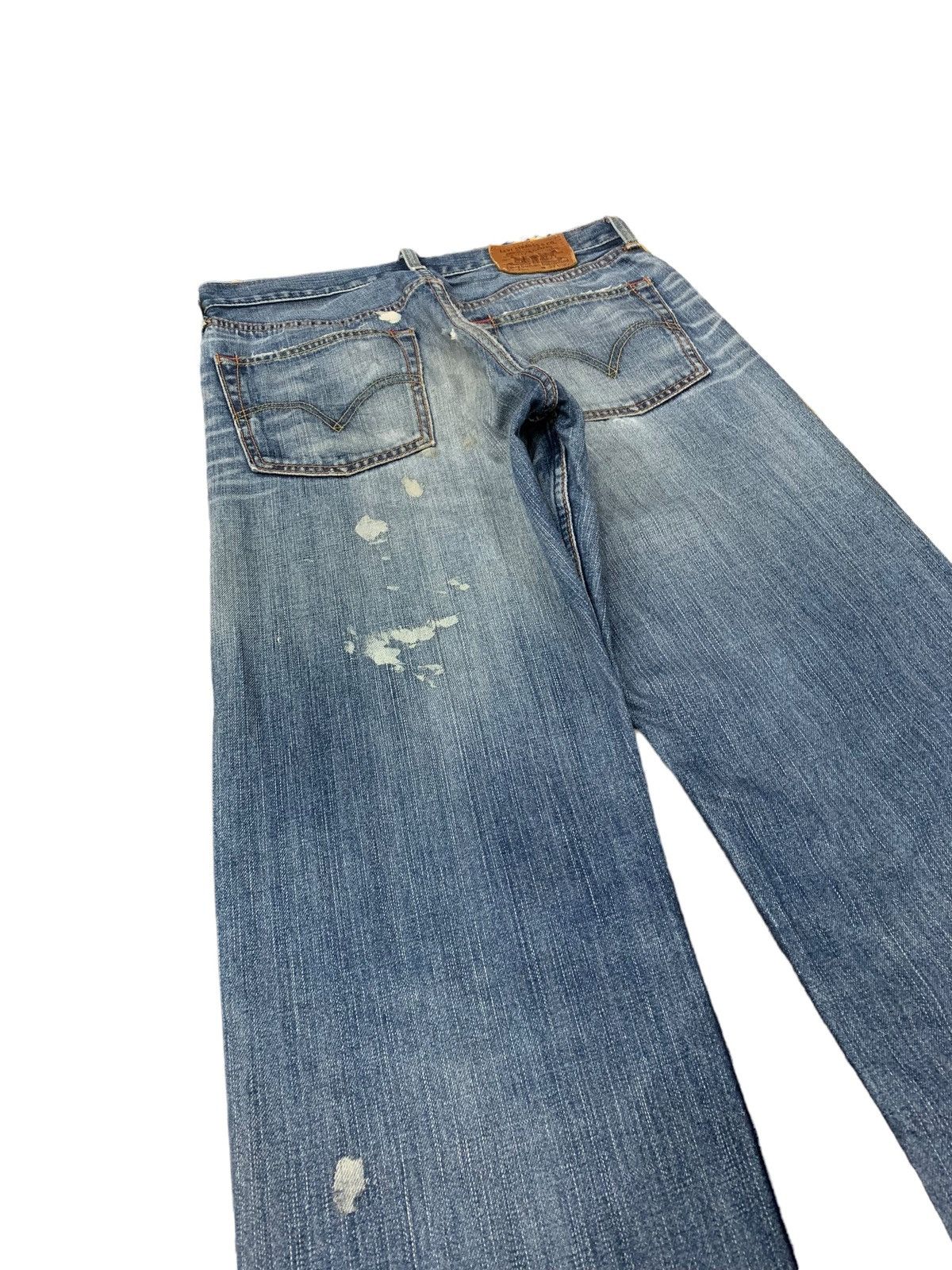 Levi's Levis 703 Distressed Paint Marks Denim Pants (AB36) Size US 30 / EU 46 - 13 Thumbnail