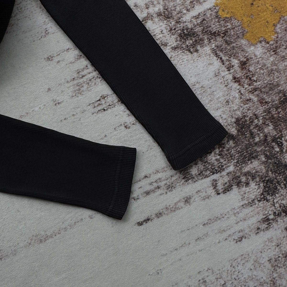 Japanese Brand AGNES B HOMME PARIS ZIP MOCK NECK LONG SLEEVE BLACK Size XS / US 0-2 / IT 36-38 - 5 Thumbnail