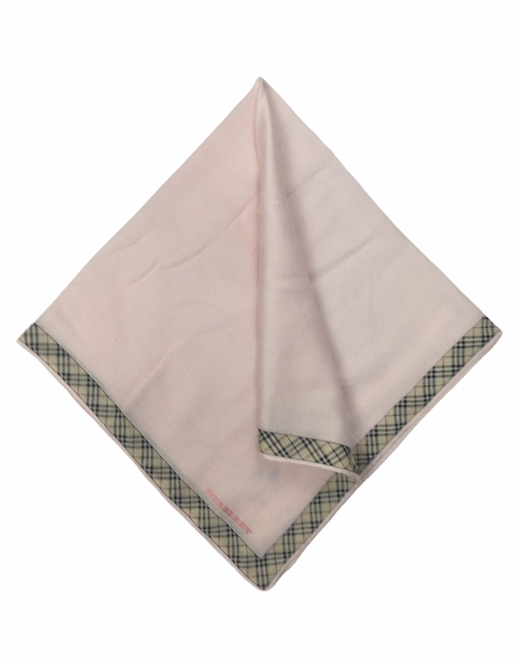 Burberry × Vintage Burberry Handkerchief / Bandana / Neckerchief HKC0091 Size ONE SIZE - 1 Thumbnail