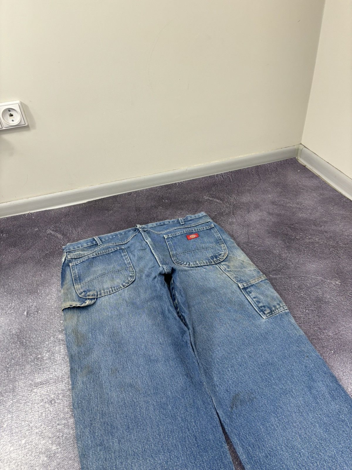 Dickies Vintage Dickies Distressed Denim Blue Hype Baggy Jeans Size US 40 / EU 56 - 6 Thumbnail