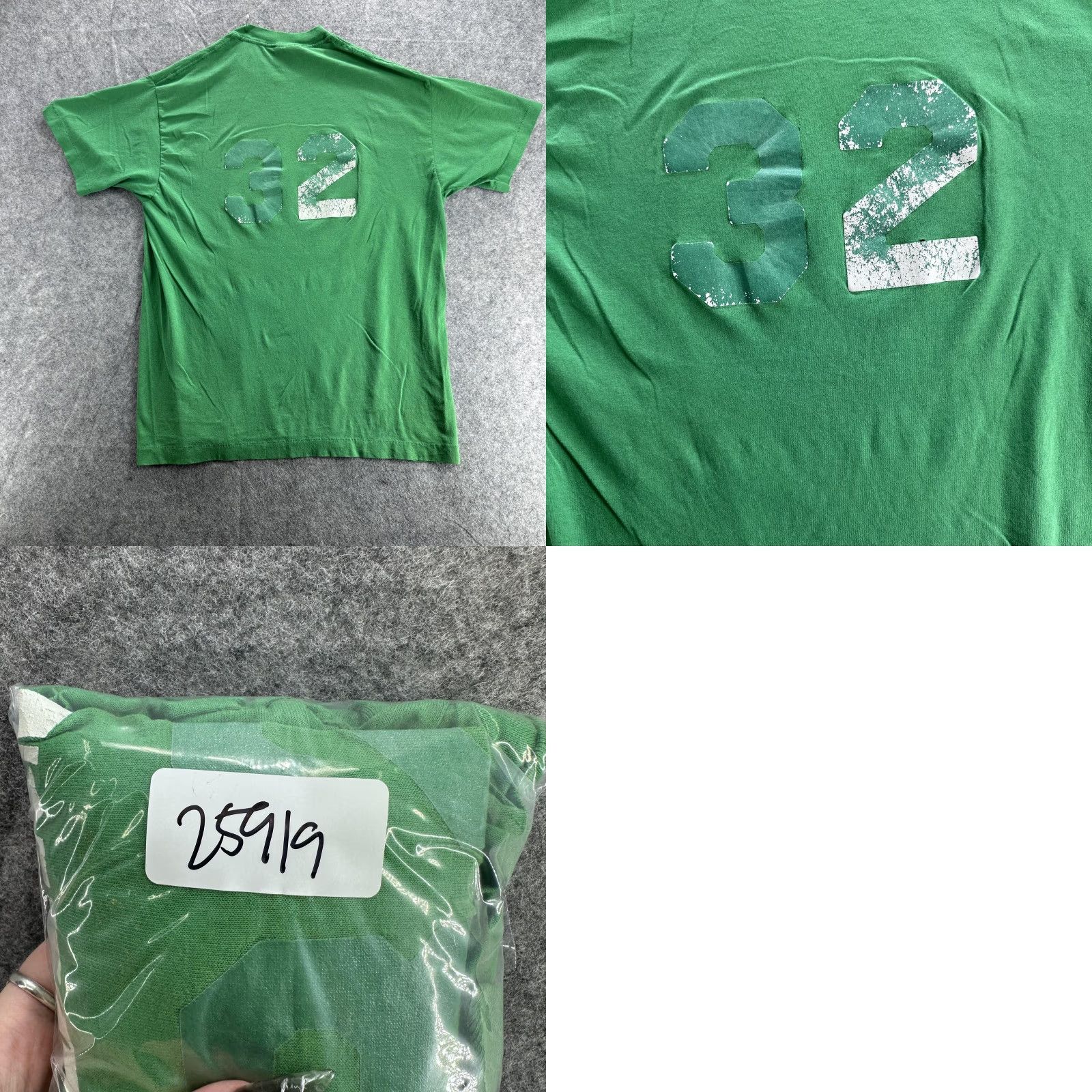 TEE JAYS VINTAGE St. Bernard C.Y.O. Shirt Mens XL Green 32 Single Stitch Made USA 80s Size US XL / EU 56 / 4 - 8 Thumbnail