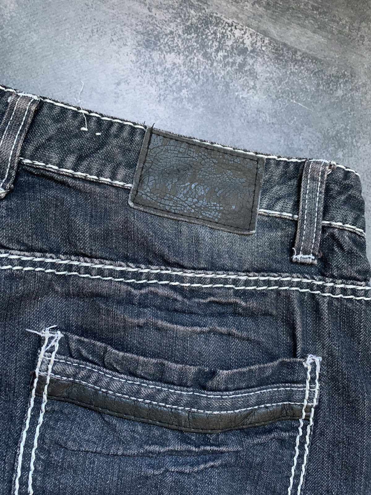 Hysteric Glamour × If Six Was Nine × Japanese Brand 💥 HYSTERIC GLAMOUR BALENCIAGA STYLE BAGGY JAPANESE JEANS Size US 34 / EU 50 - 15 Thumbnail