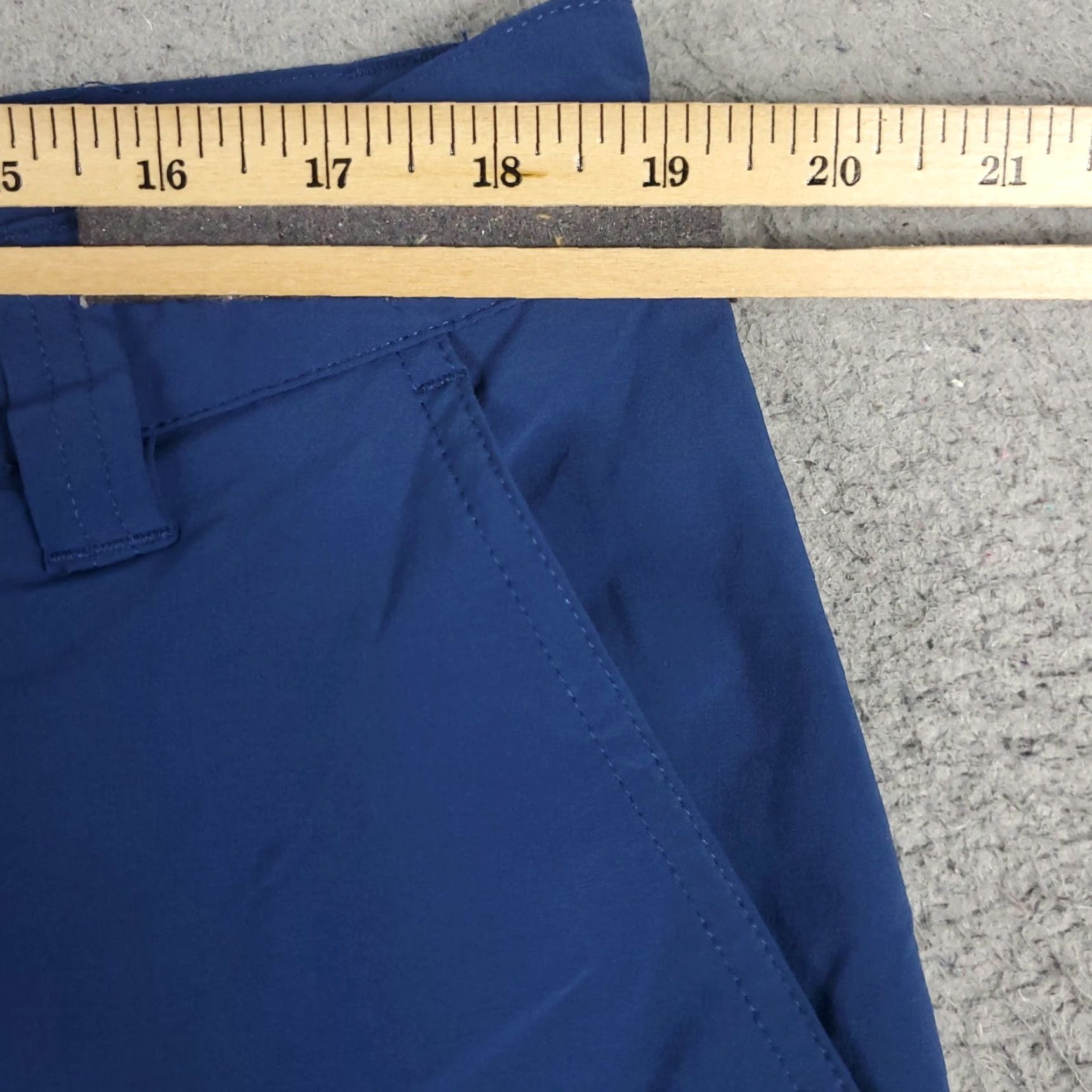 Vintage Columbia Mens Blue Chino Shorts Size 38 Big & Tall Flat Front Cotton Blend Mens Size US 38 / EU 54 - 4 Thumbnail