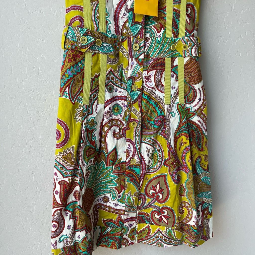 Etro NEW ETRO Dress Paisley Print Collared Button Down Shirt Dres Size XS / US 0-2 / IT 36-38 - 7 Thumbnail