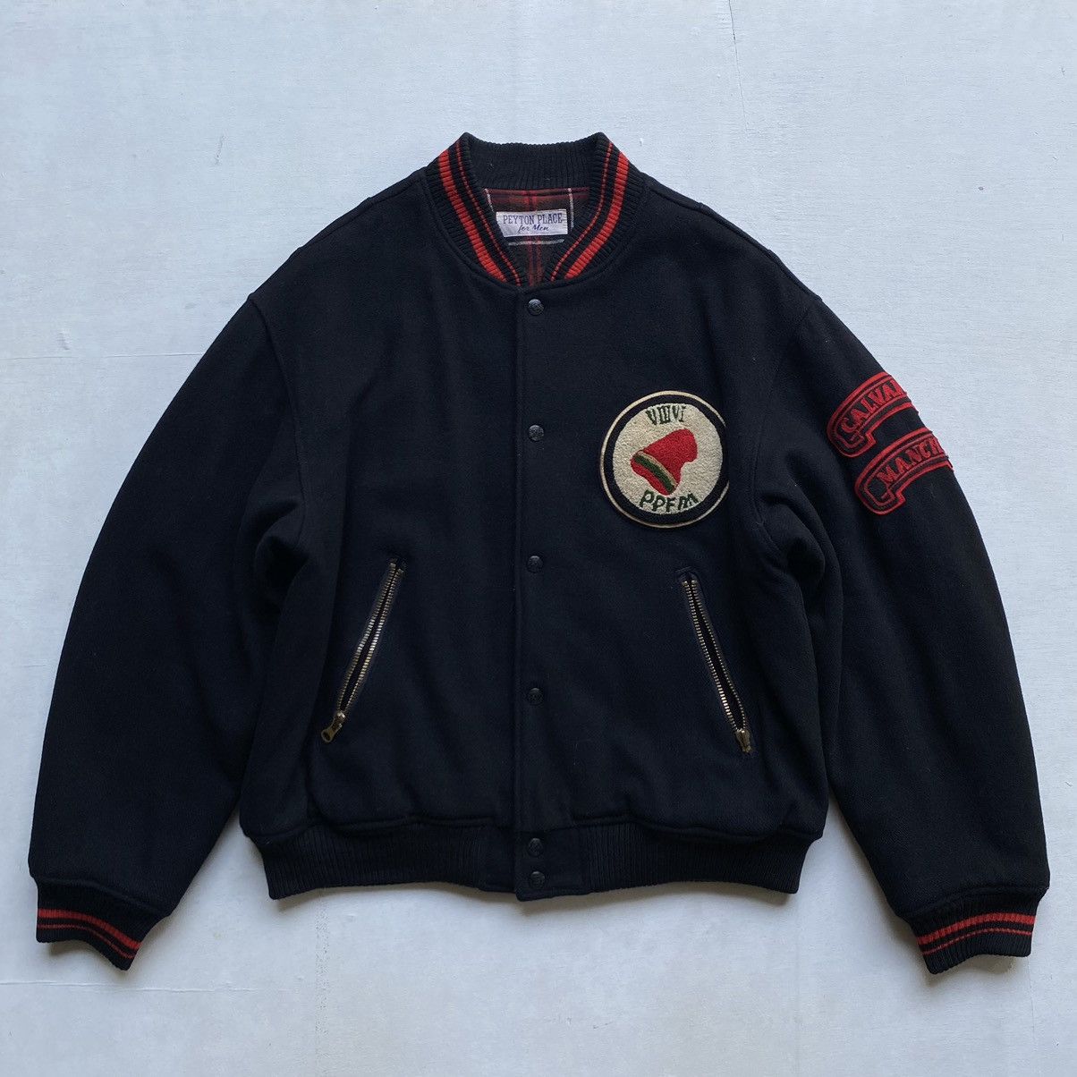 Designer × Japanese Brand × PPFM PPFM Varsity Wool Jacket Size US M / EU 48-50 / 2 - 4 Thumbnail