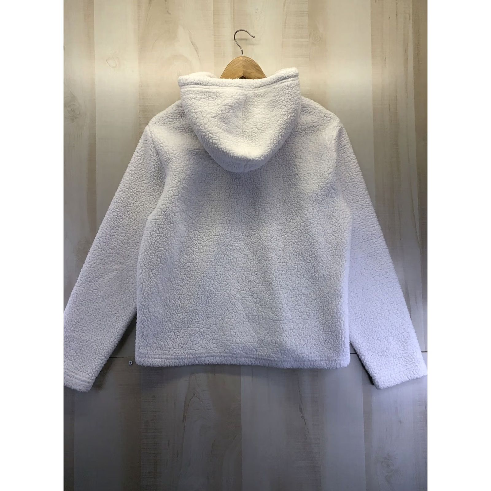 Fila FILA Hoodie Womens Pullover Fleece White 90s Logo Retro Casual Size M Size M / US 6-8 / IT 42-44 - 6 Thumbnail