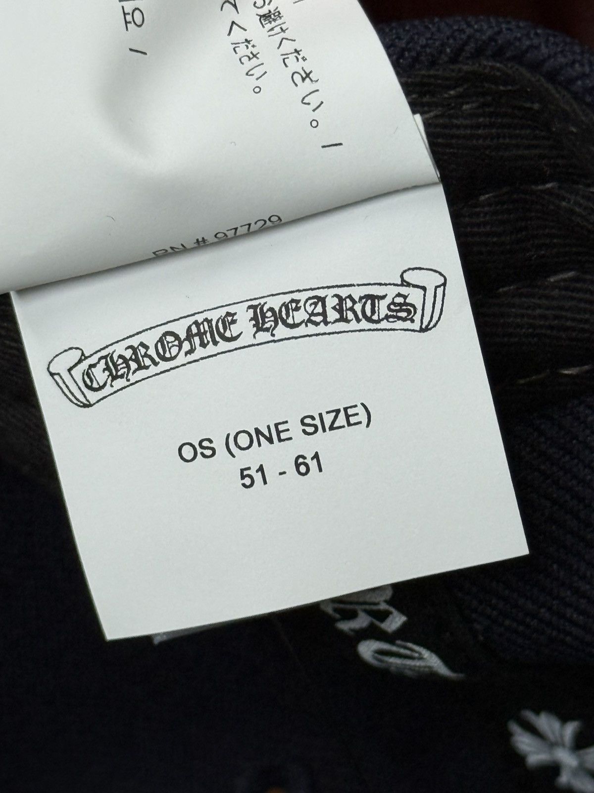 Chrome Hearts Chrome Hearts Baseball Hat Navy Red Size ONE SIZE - 6 Thumbnail