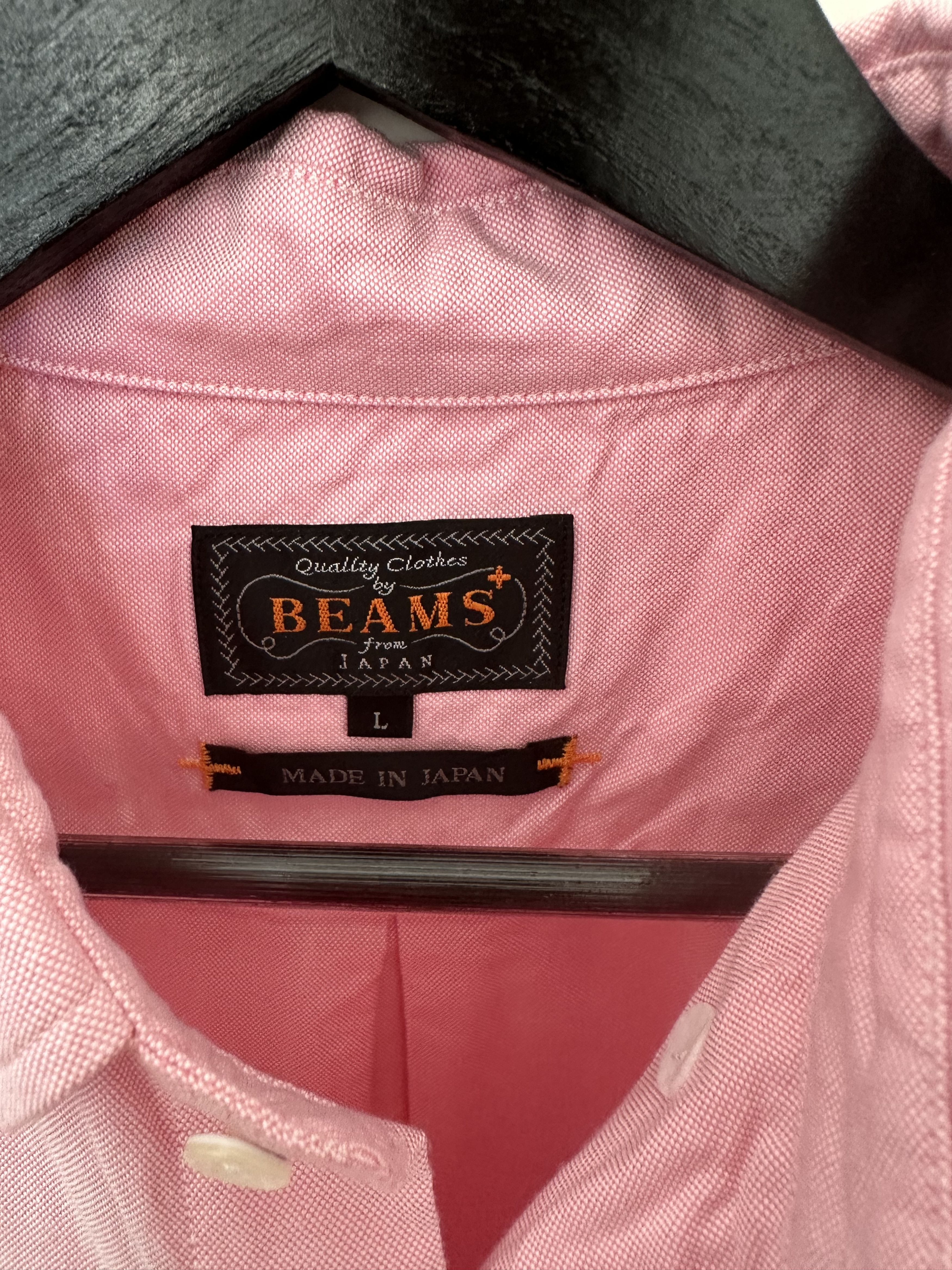 Beams Plus BEAMS Plus Oxford Shirt – Japan-Made – Pink (L) – BNWT Size US L / EU 52-54 / 3 - 3 Thumbnail