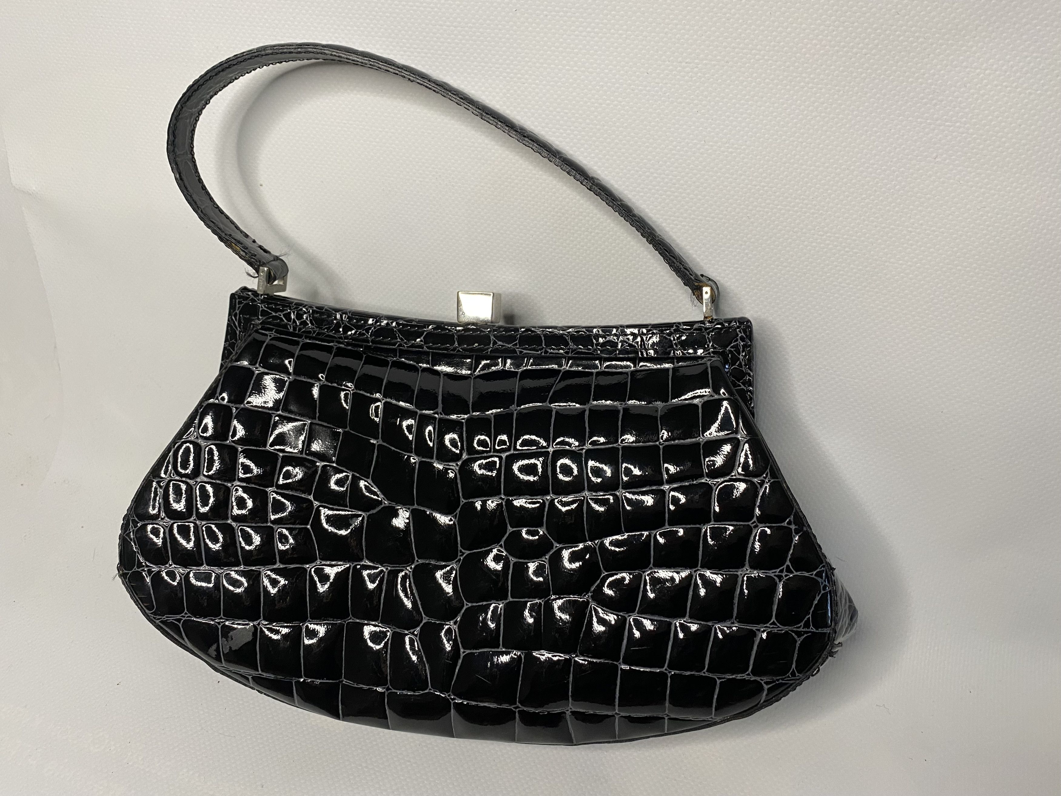 Moschino × Vintage MOSCHINO 1980s VINTAGE MINI TOO HANDLE BAG Size ONE SIZE - 3 Thumbnail
