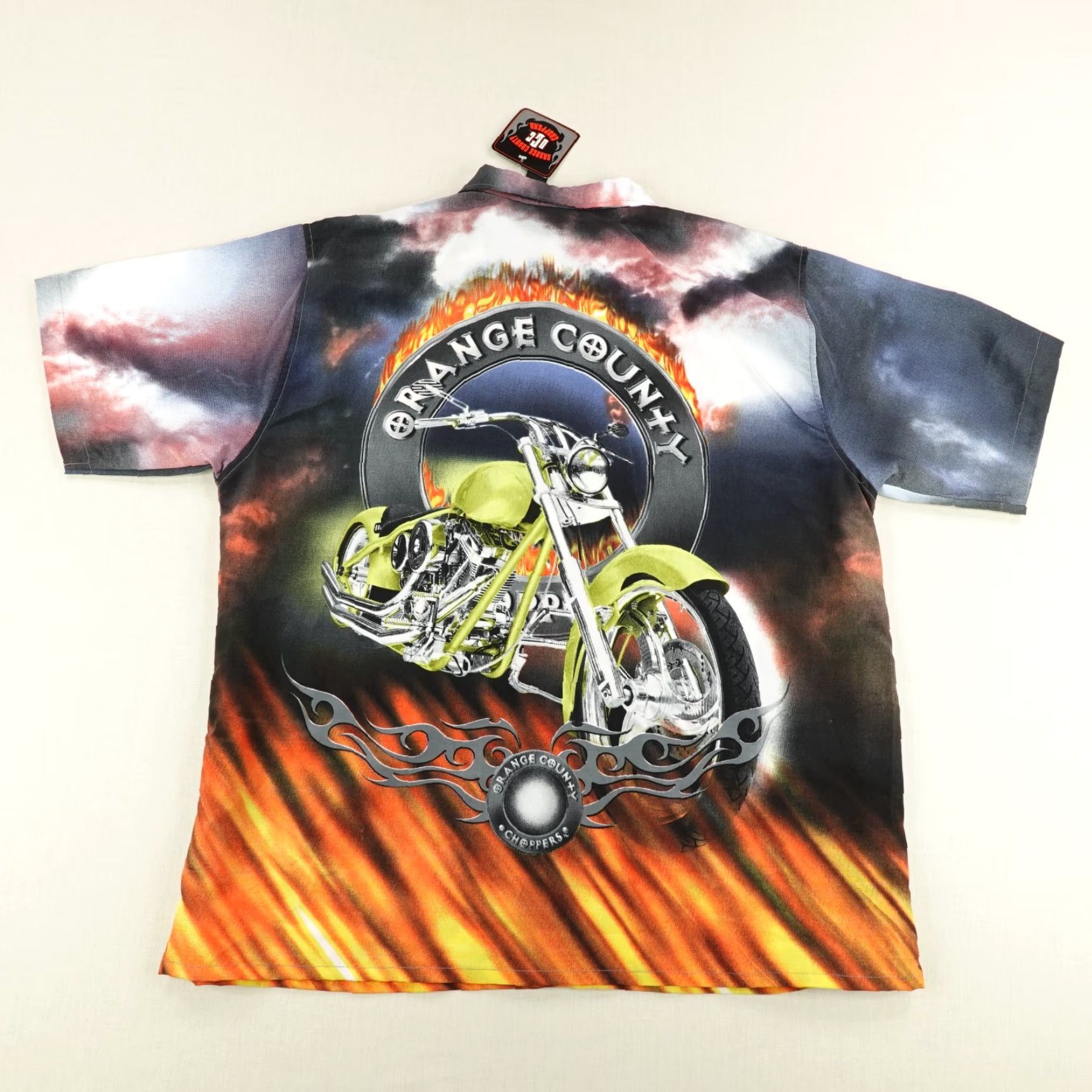 Vintage VINTAGE Orange County Choppers Shirt Mens XL All Over Print AOP Deadstock Y2K Size US XL / EU 56 / 4 - 5 Thumbnail