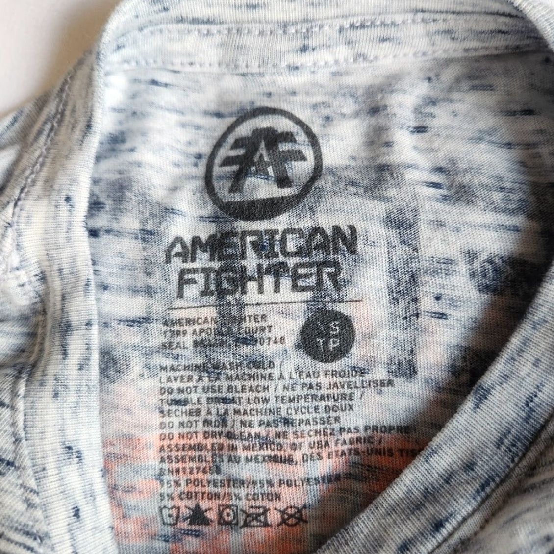 Vintage American Fighter By Affliction Saginaw Valley Women's L Grey Graphic T-Shirt MMA Athletic Gymwear Biker Tee Shirt Womens L Grey Graphic MMA Size L / US 10 / IT 46 - 6 Thumbnail