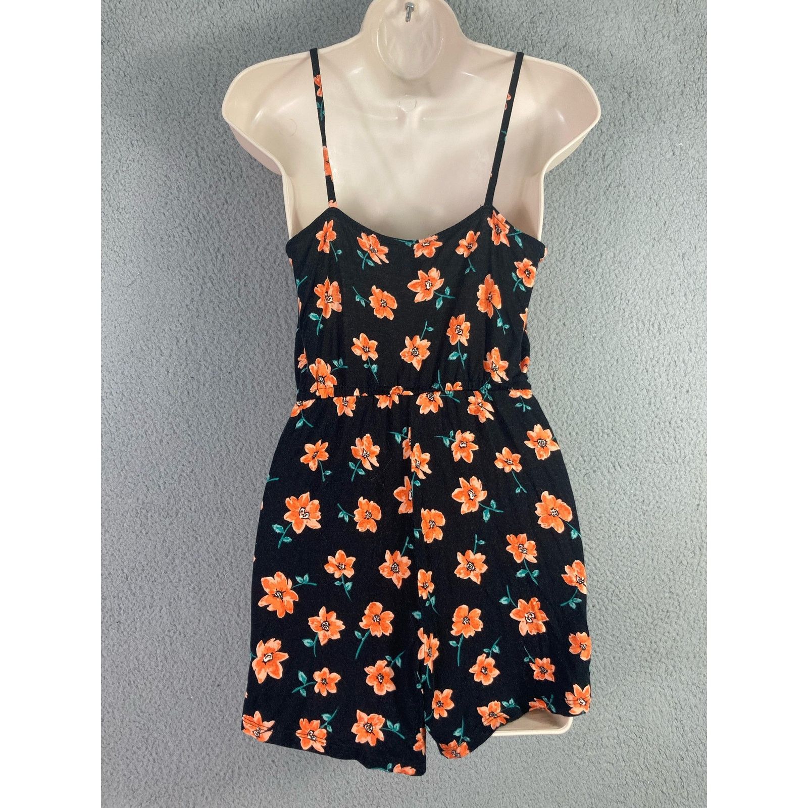 H&M H&M Women's Sleeveless Top Orange Black Size 2 Casual Size XS / US 0-2 / IT 36-38 - 4 Thumbnail