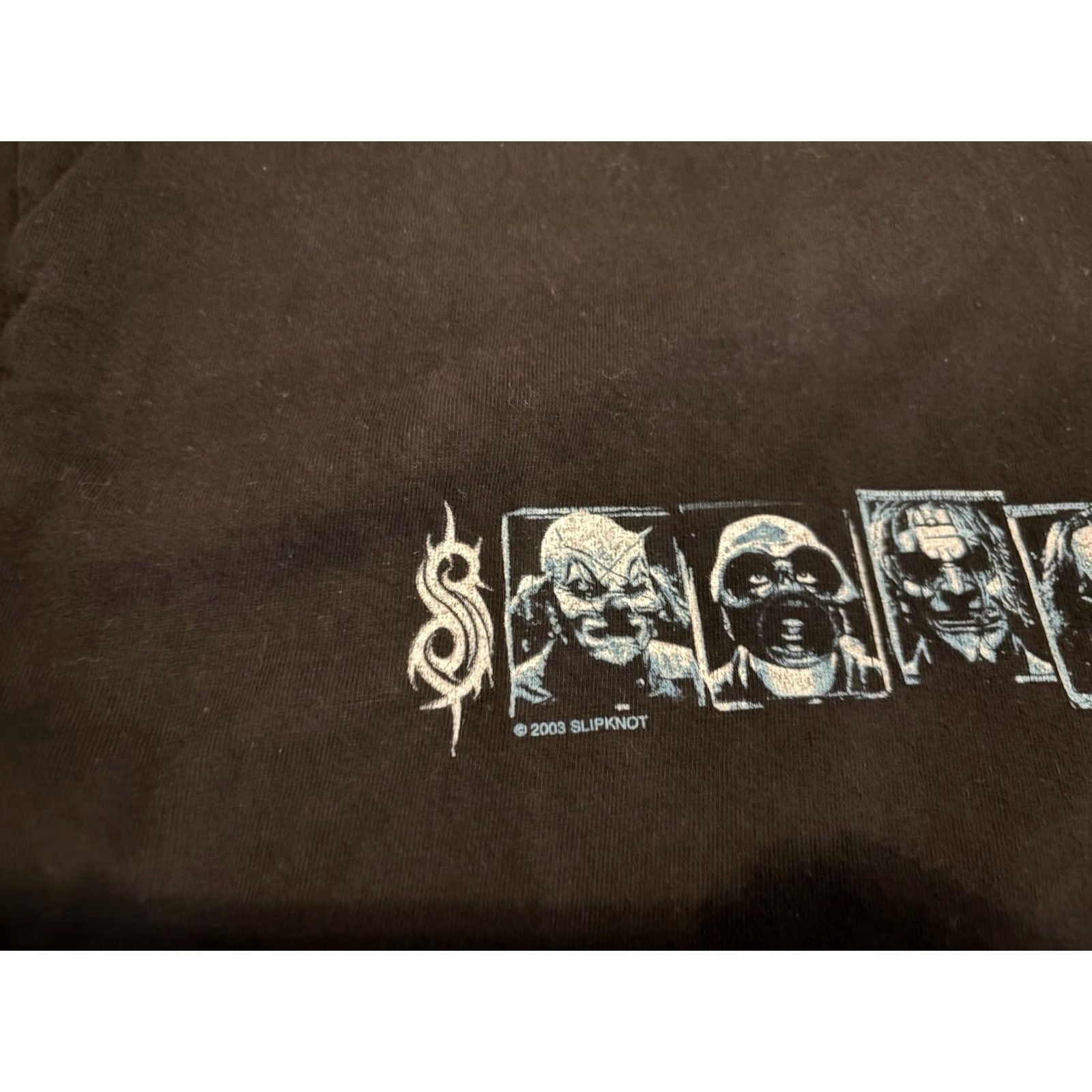 Vintage VINTAGE Slipknot Black Tee Shirt Shirt Men L XS? Size US L / EU 52-54 / 3 - 3 Thumbnail