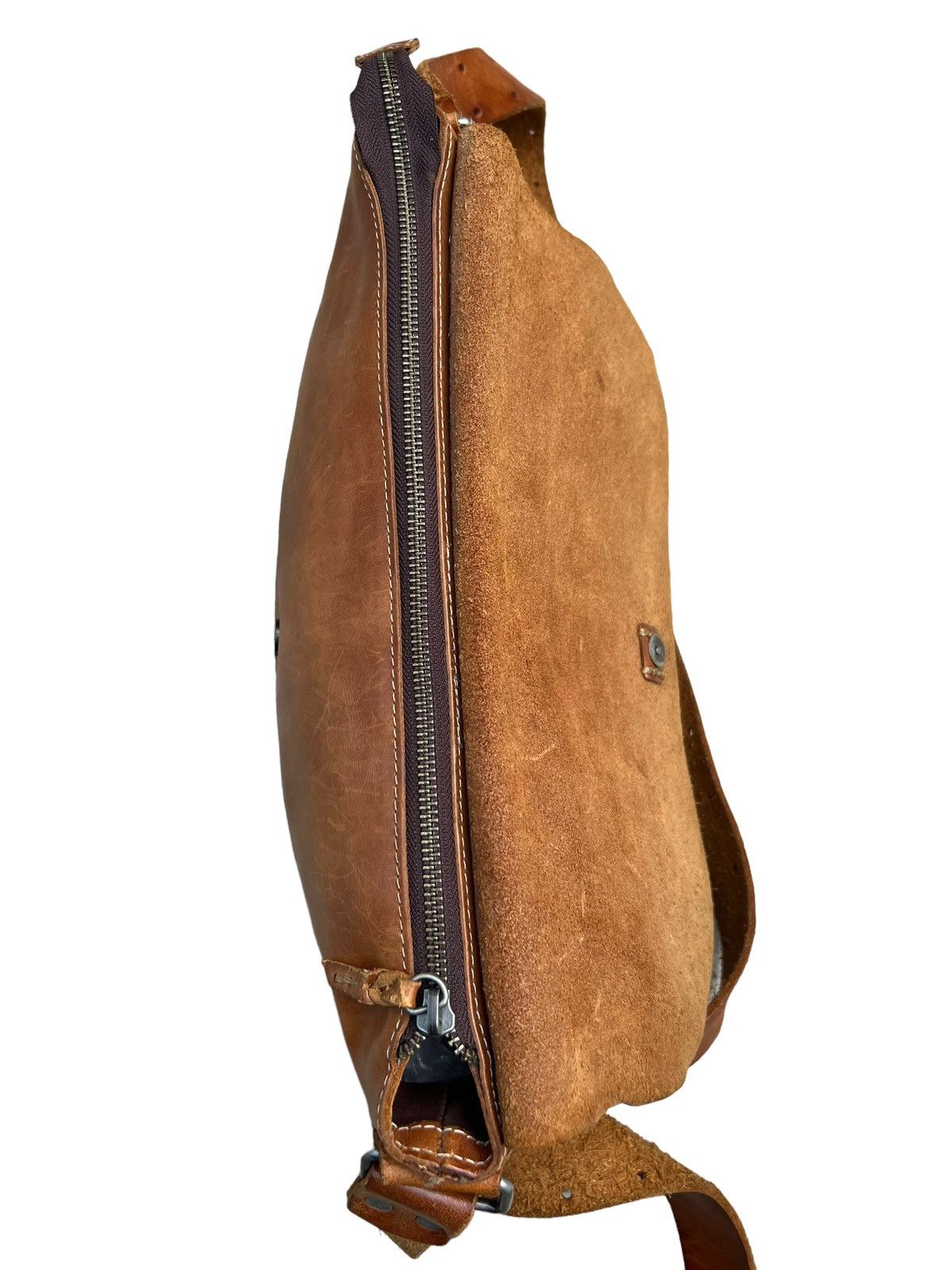 Leather H 1203 Mano Fece Japan Patina Leather Bag Size ONE SIZE - 18 Thumbnail
