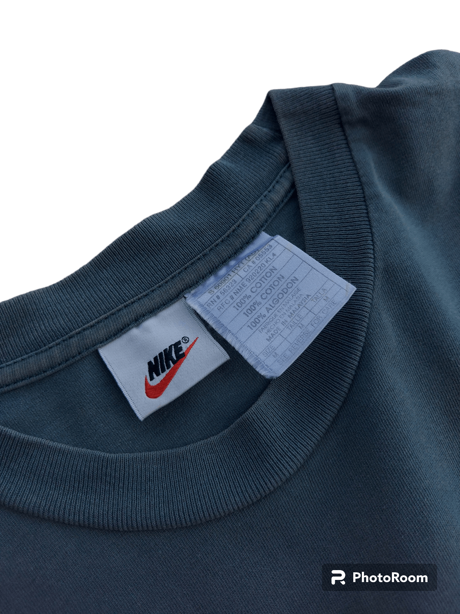 Nike × Vintage 💥Vintage 90's Nike Big Swoosh T Shirt Size US M / EU 48-50 / 2 - 4 Thumbnail