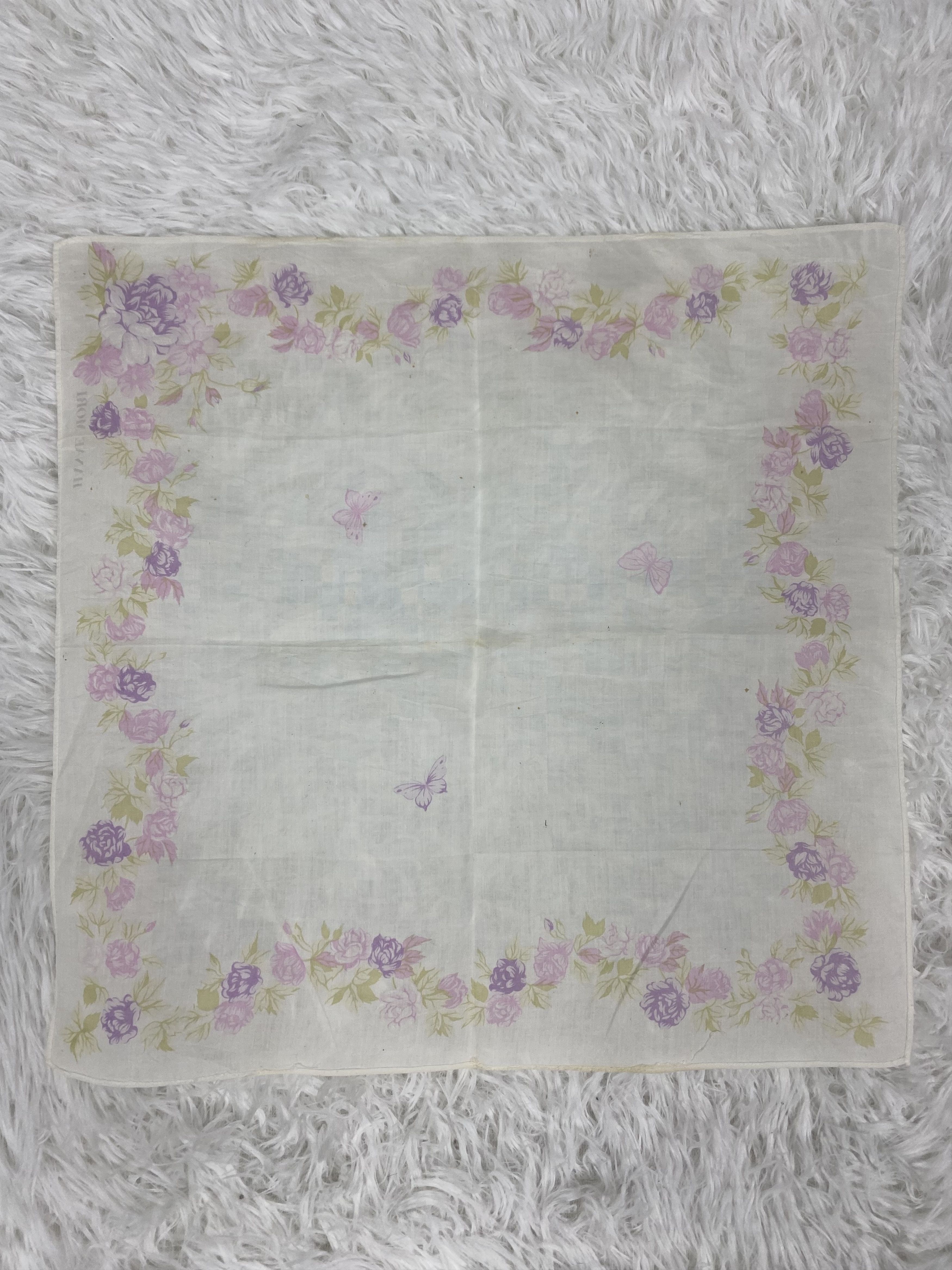 Hanae Mori Vintage Hanae Mori Handkerchief Neckerchief PH0509 Size ONE SIZE - 4 Thumbnail