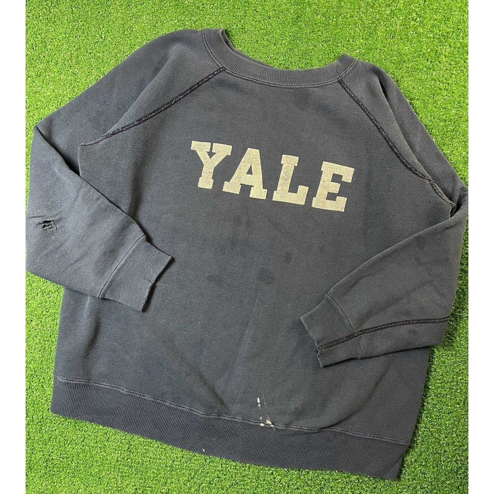 Vintage Vintage 60s Yale University Crewneck Sweatshirt USA Cotton | Grailed