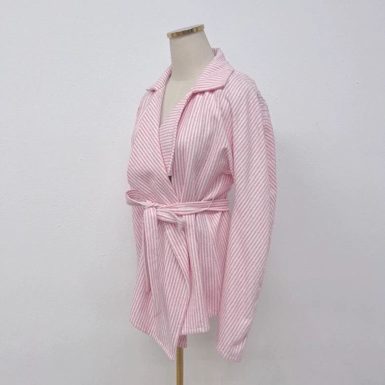 Chanel Chanel Pink striped cardigan jacket Size XS / US 0-2 / IT 36-38 - 3 Thumbnail