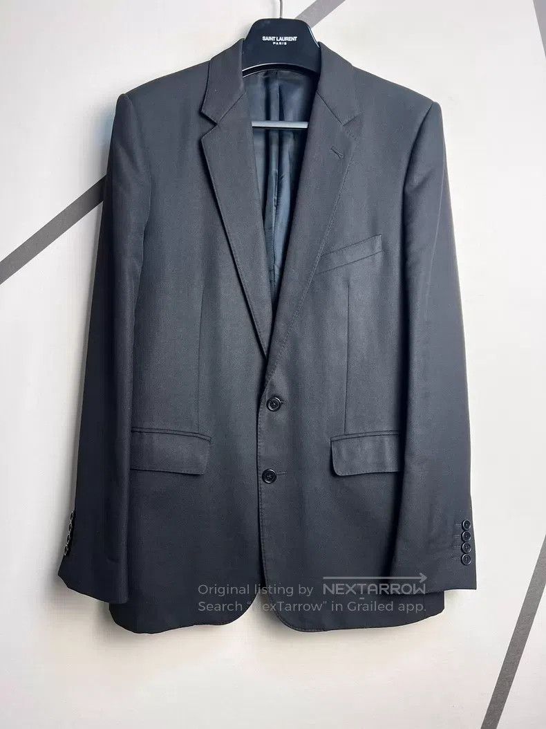 Celine CELINE Black Wool Suit Size US M / EU 48-50 / 2 - 1 Thumbnail