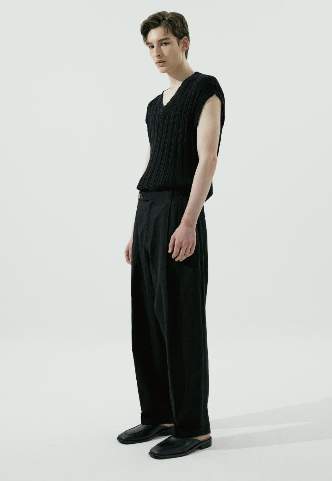 Beams Plus 24/7 Series Double-Pleat Wide Pants Black Size US 30 / EU 46 - 14 Thumbnail