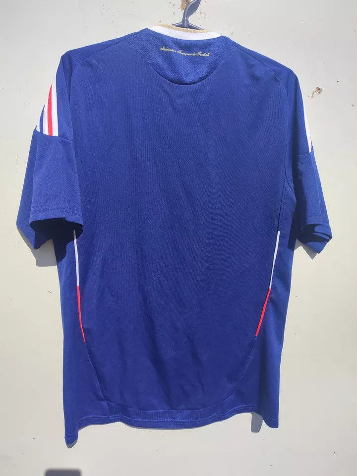 Adidas FRANCE NATIONAL TEAM 2010 HOME FOOTBALL Kit SHIRT SOCCER Size US S / EU 44-46 / 1 - 5 Thumbnail