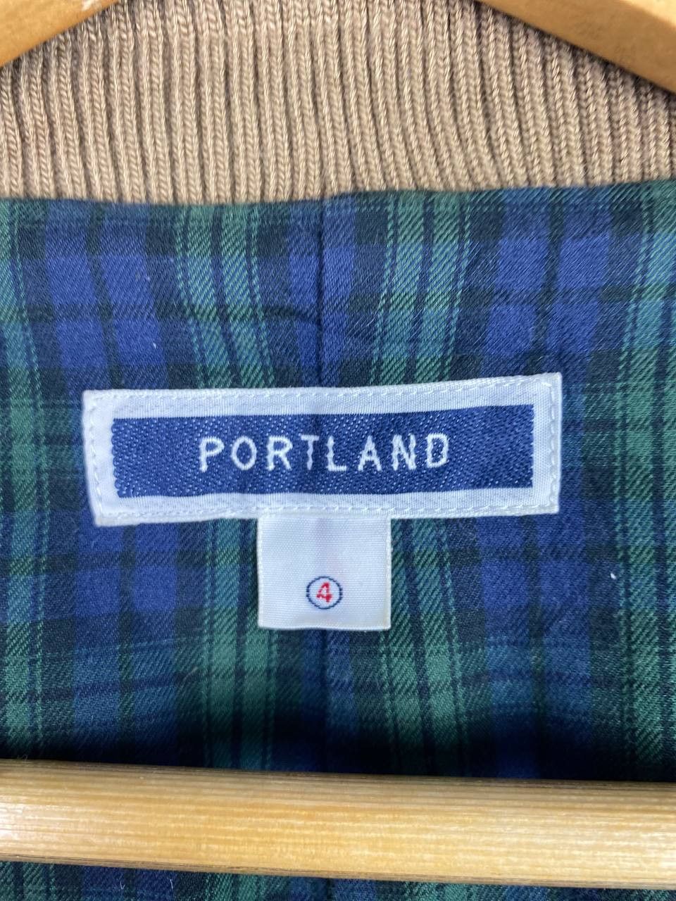 Japanese Brand portland khakis jacket flannel lining nice design Size US L / EU 52-54 / 3 - 7 Thumbnail