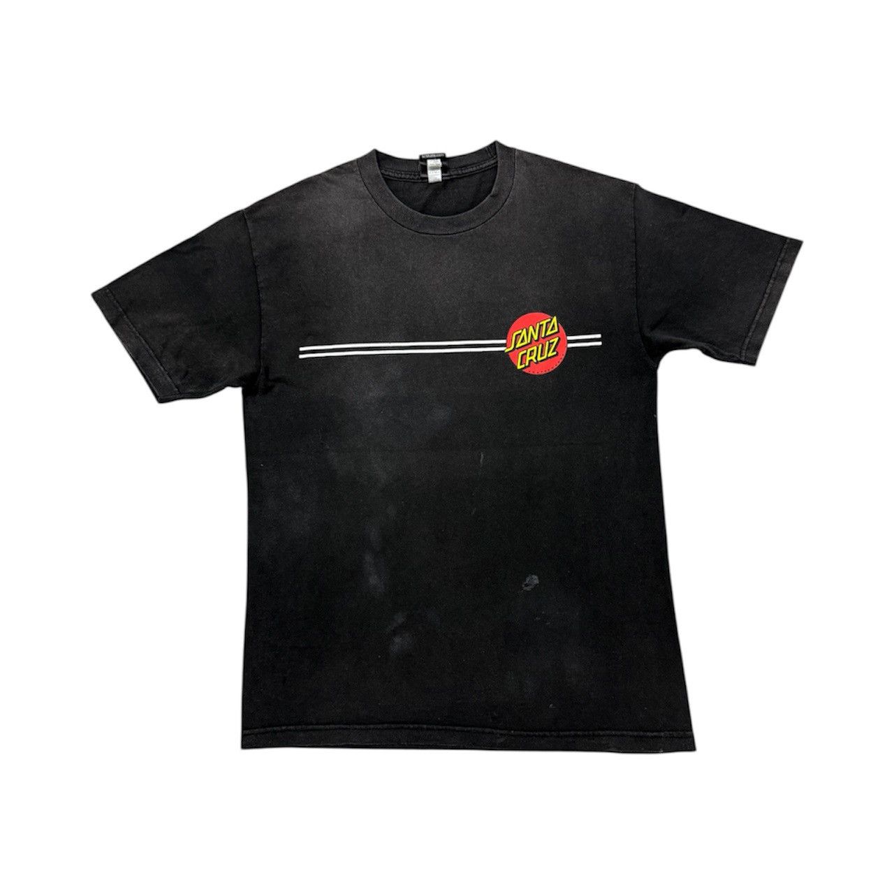 Santa Cruz Skateboards Vintage Santa Cruz Skateboards Sun faded Backhit logo Tshirt Size US M / EU 48-50 / 2 - 2 Thumbnail