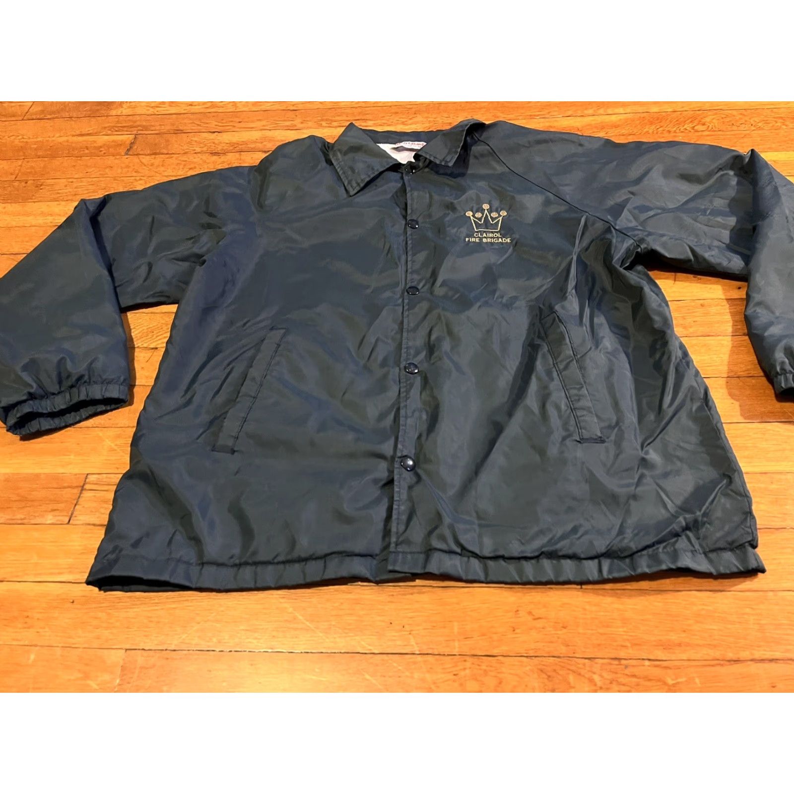 Vintage VINTAGE WearGuard Jacket Men’s XL Black 80s Bomber Water Resistant Embroidered Crown Logo Size US XL / EU 56 / 4 - 2 Thumbnail