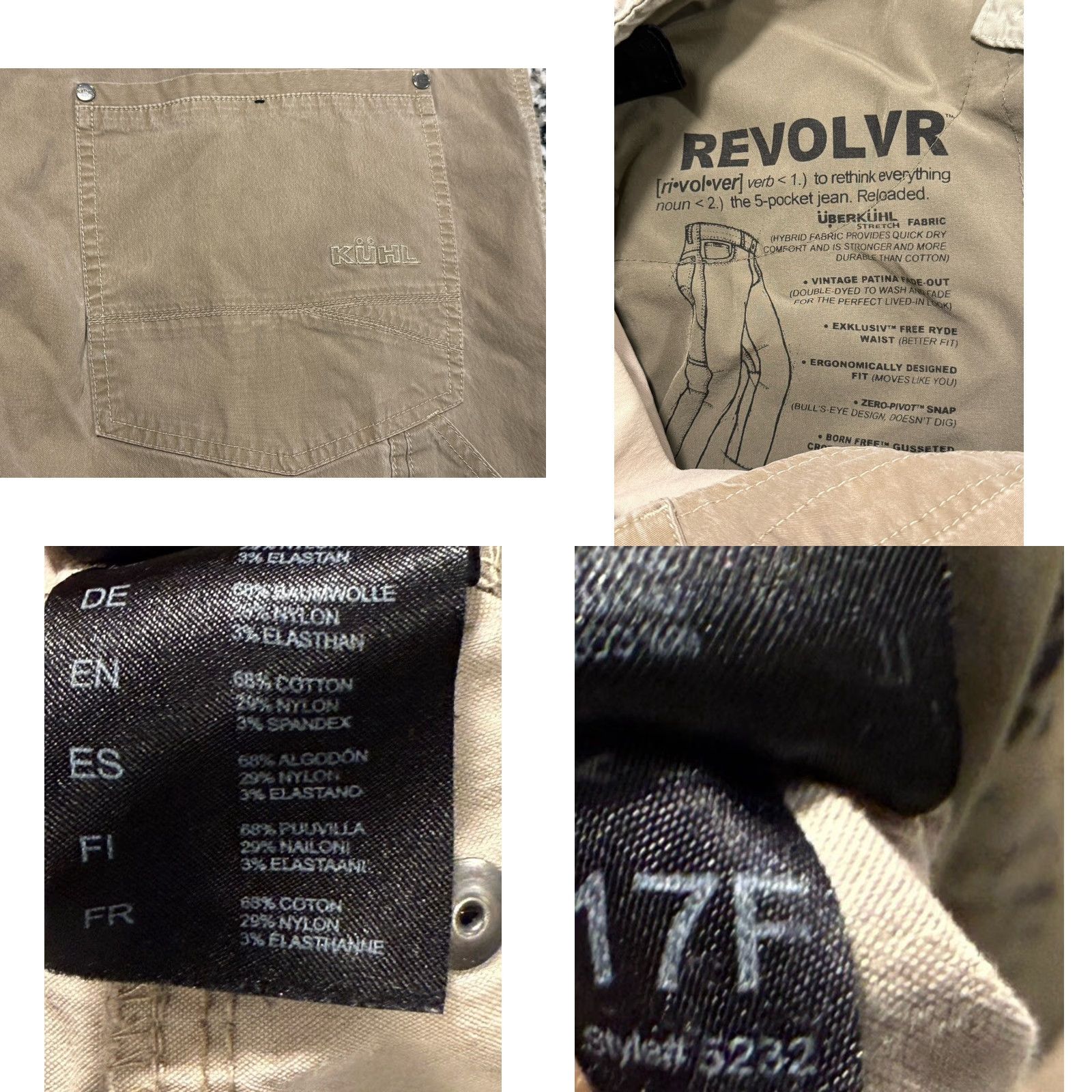 Vintage KUHL Revolvr Pants Men 38x32 Casual Hiking Outdoor Khaki Vintage Patina Size US 38 / EU 54 - 8 Thumbnail