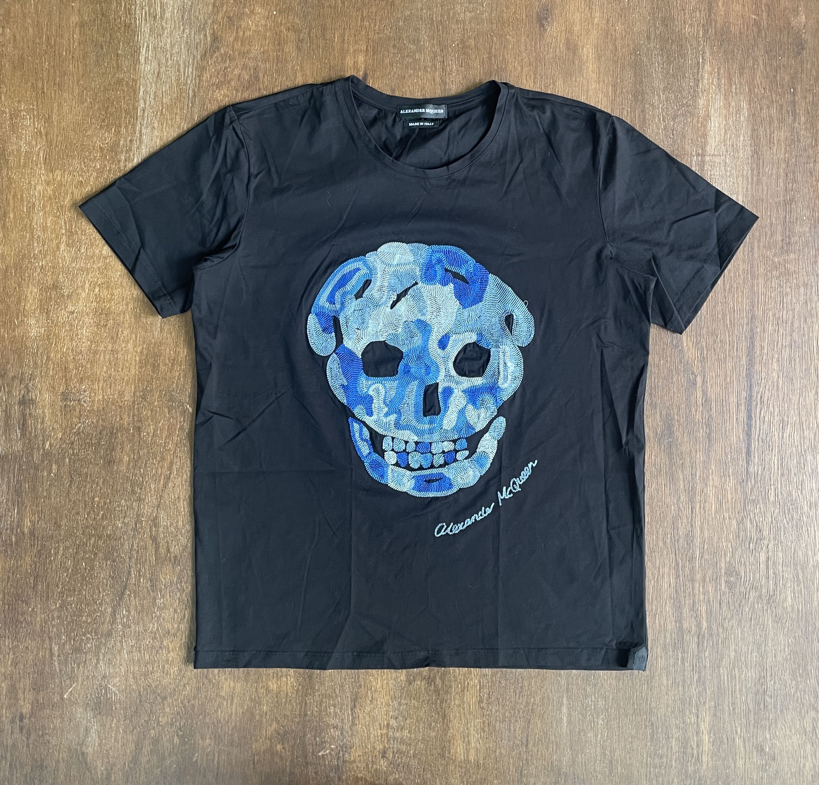 Alexander McQueen ALEXANDER MQUEEN Embroidery Skull T-Shirt Size US M / EU 48-50 / 2 - 1 Thumbnail