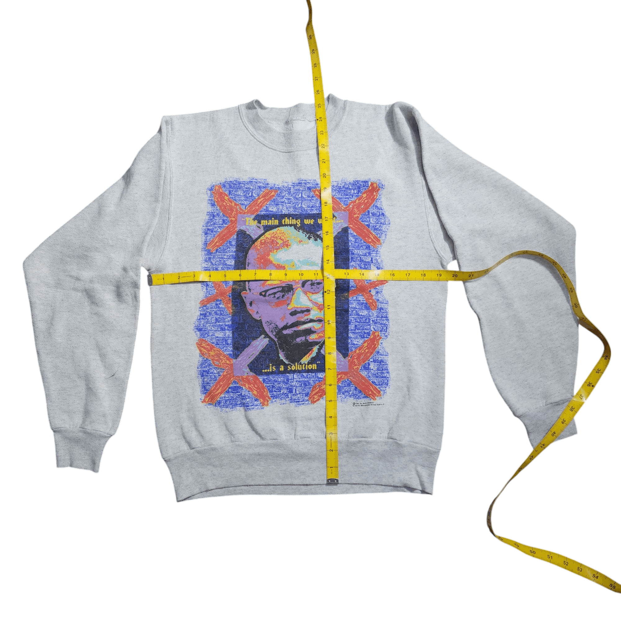 Vintage Vintage 1992 Malcolm X Dr Betty Shabazz Sweatshirts Size US M / EU 48-50 / 2 - 9 Thumbnail