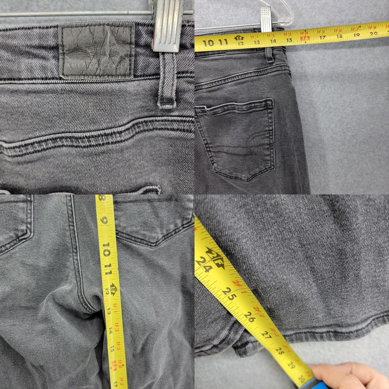 American Eagle Outfitters American Eagle Outfitters Jeans Women 8 Regular Mom Black High Rise Stretch Denim 5-Pocket (Inseam 27) Vintage: No Size 30" / US 8 / IT 44 - 8 Thumbnail