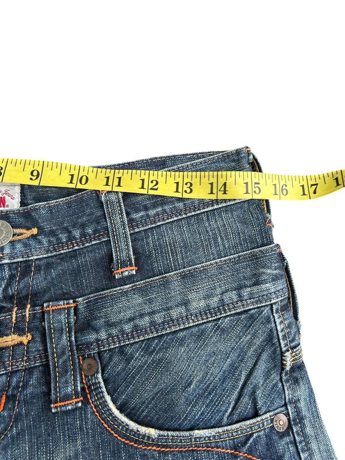 Kapital Double Waist Vintage Edwin Japanese Brand Denim jeans Size US 30 / EU 46 - 11 Thumbnail
