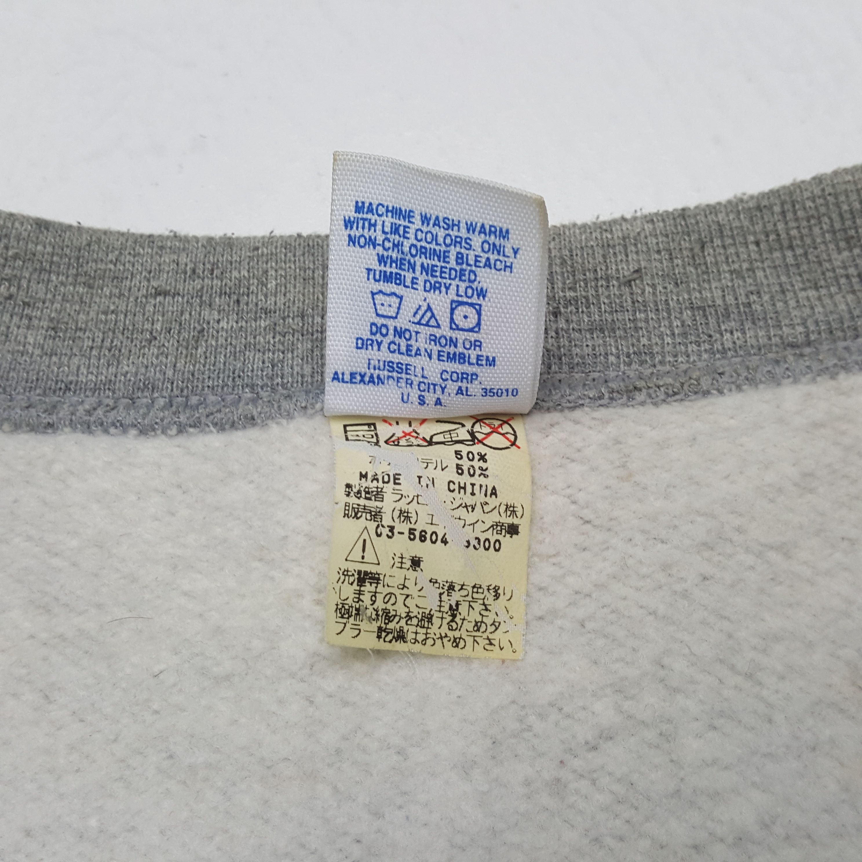 Russell Athletic Vintage American Maps Designer Russell Sweatshirt C307N13 Size US L / EU 52-54 / 3 - 6 Thumbnail