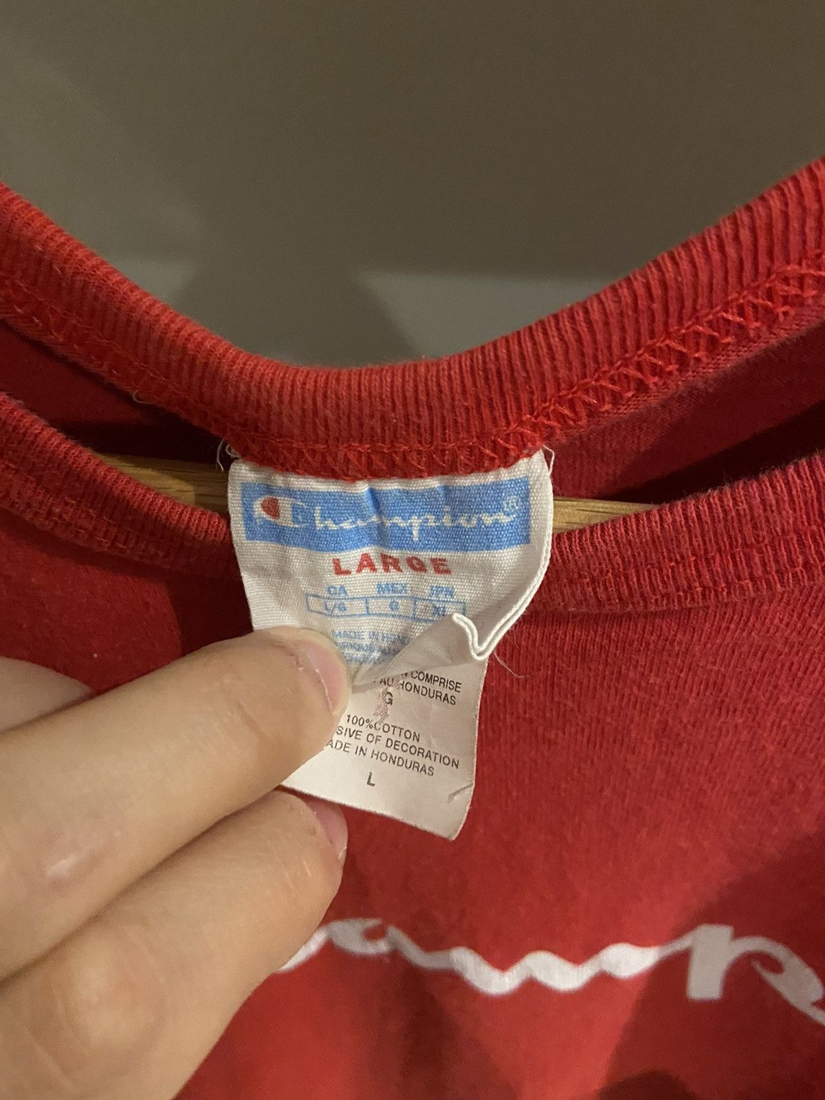 Champion × Vintage Vintage champion t-shirt Size US L / EU 52-54 / 3 - 3 Thumbnail