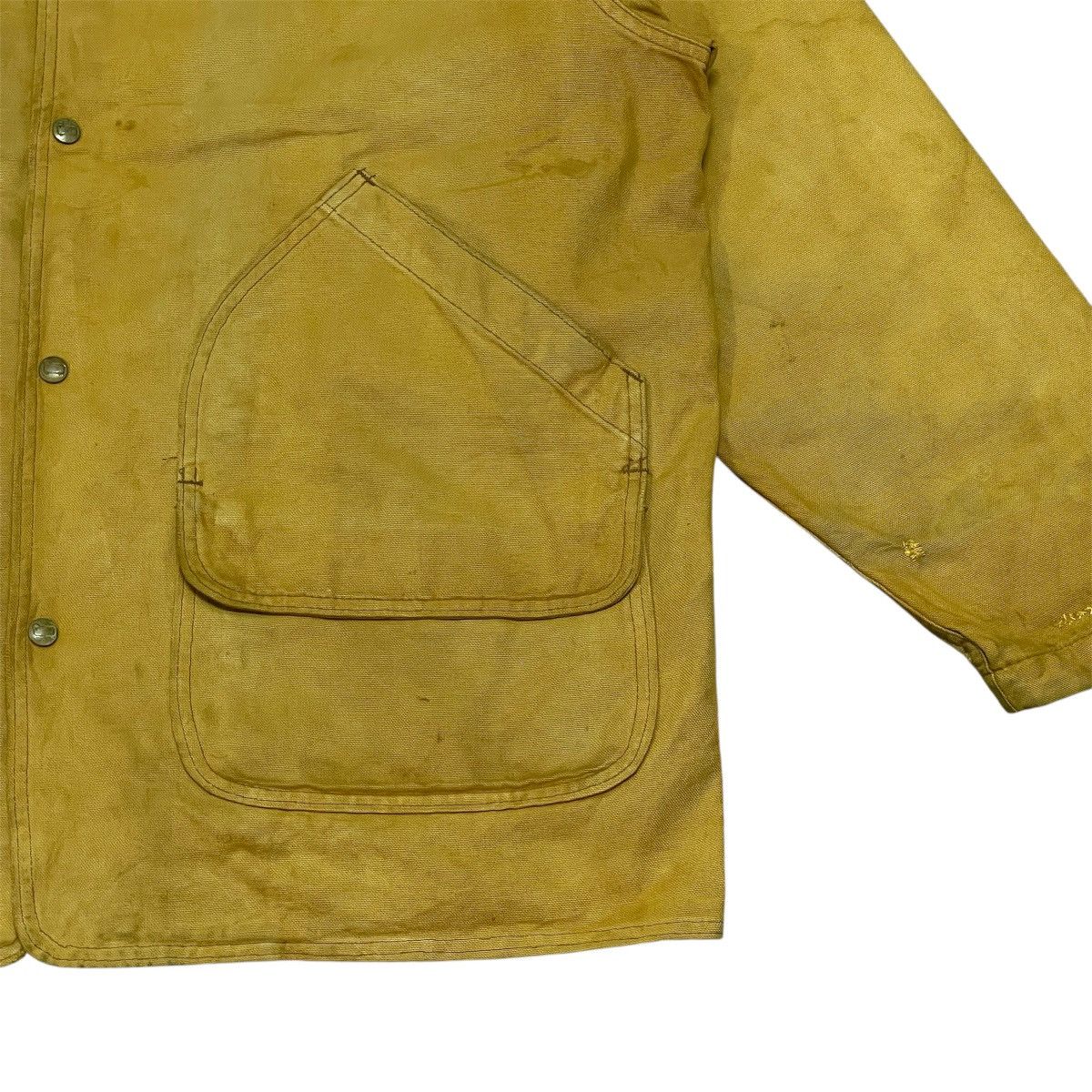 Woolrich Woolen Mills Vintage 90s Woolrich Made in USA Canvas Chore Hunting Jacket Size US XL / EU 56 / 4 - 4 Thumbnail