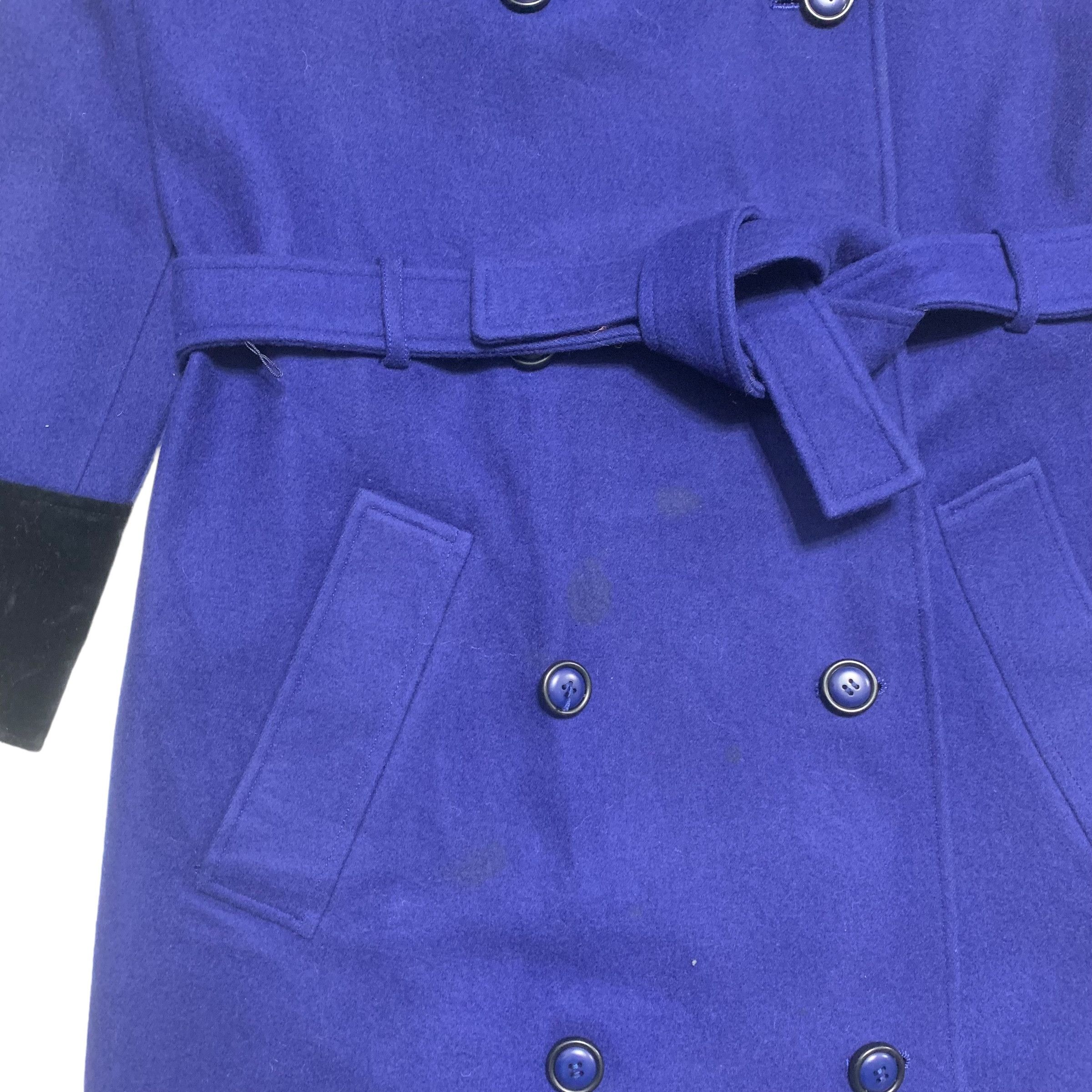 Yves Saint Laurent Yves Saint Laurent Double Breast Wool Coat Size S / US 4 / IT 40 - 5 Thumbnail