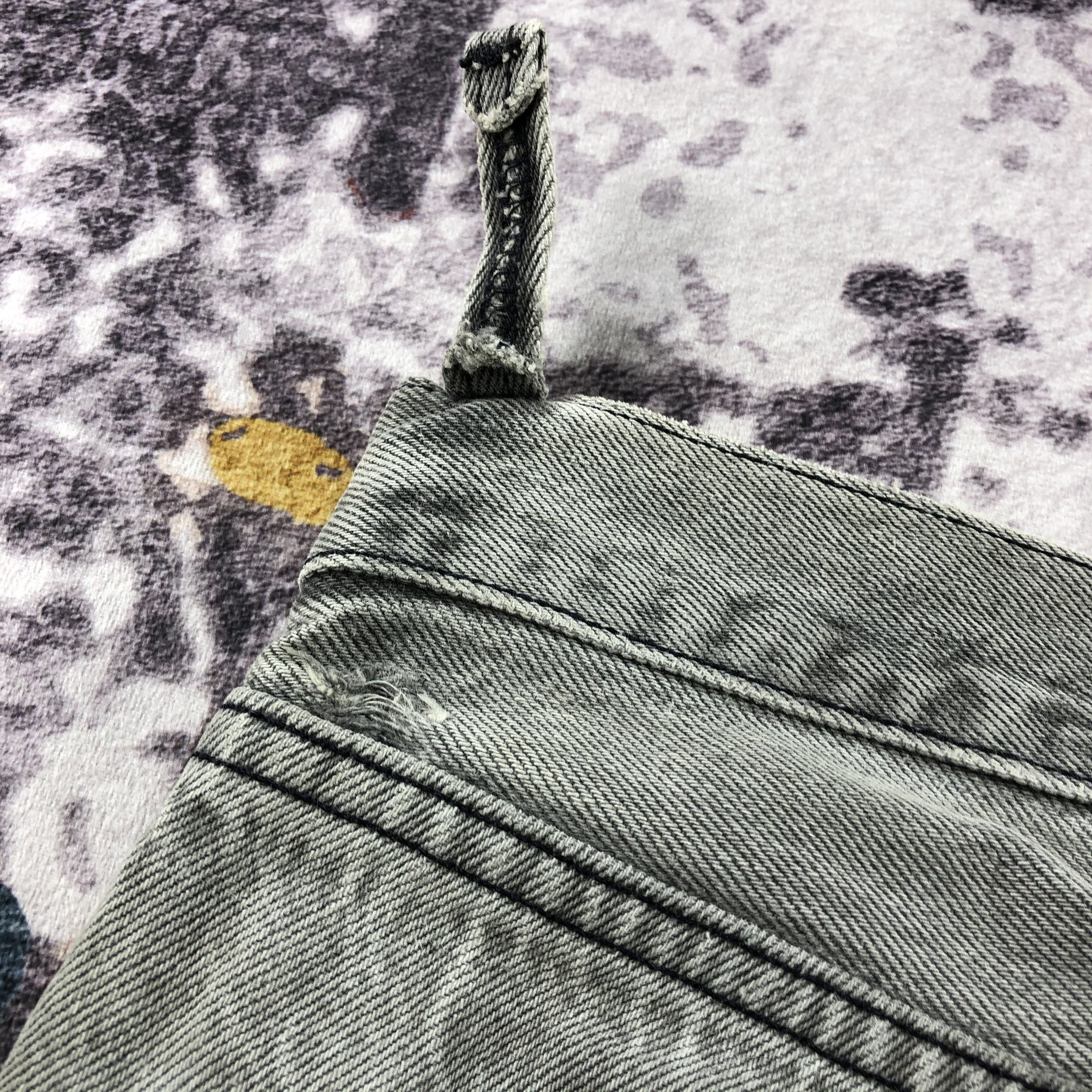 Levi's Vintage 90s Ash Gray Levis 501 Jeans-JM2441 Size US 36 / EU 52 - 10 Thumbnail